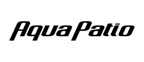 Aqua Patio Pontoon Domed Boat Letters and Name Decals