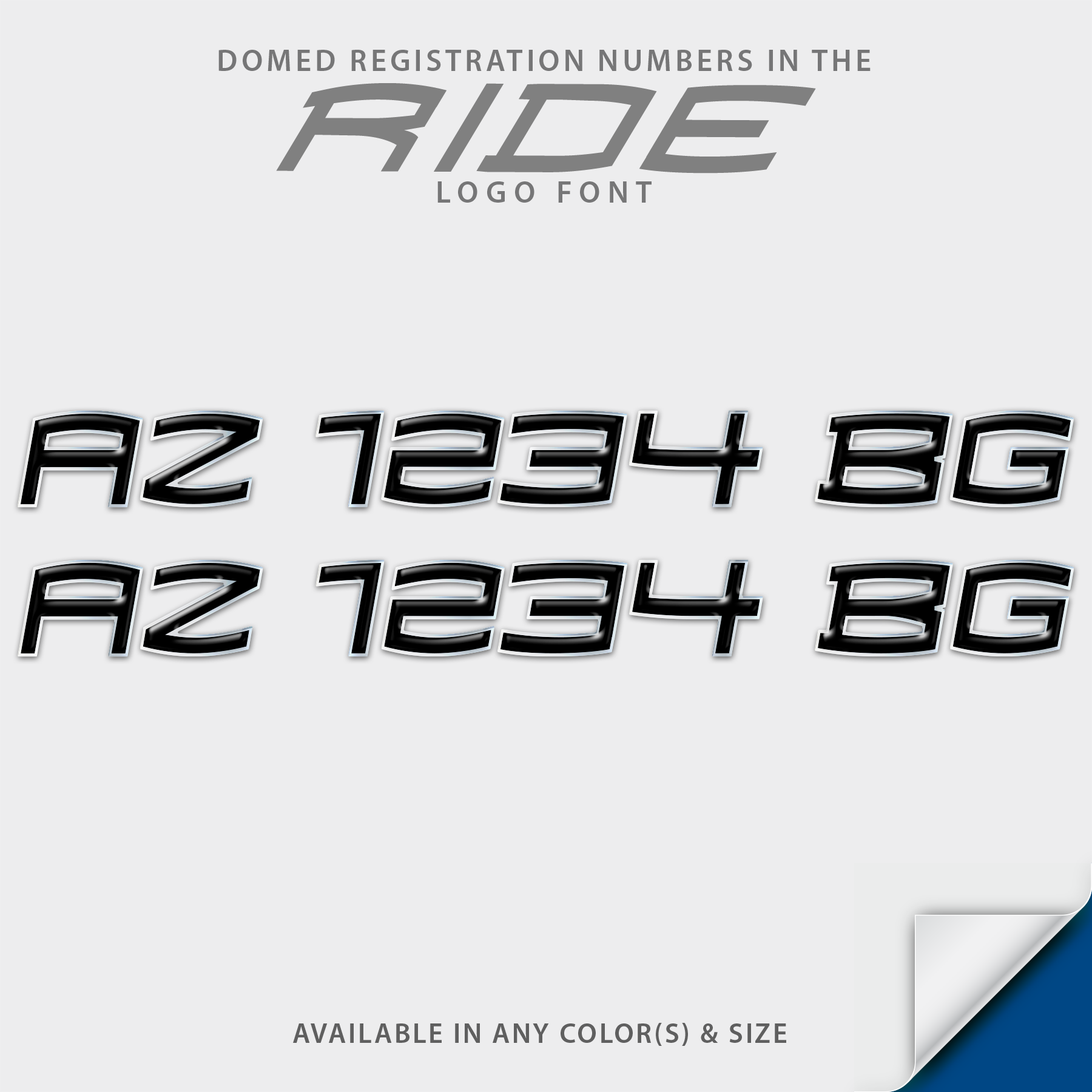 2010-2013 Malibu Ride Domed Registration