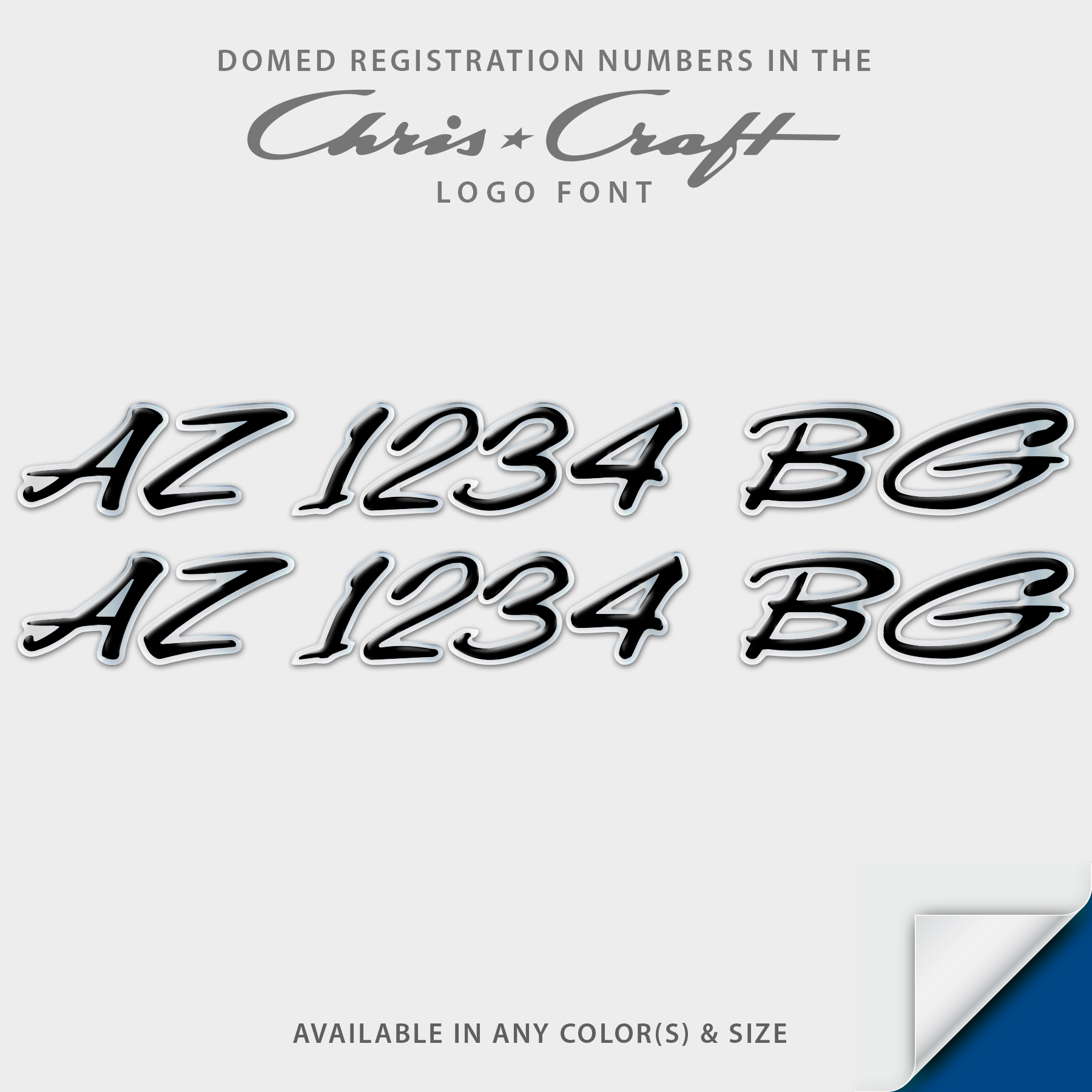 Chris Craft Domed Registration