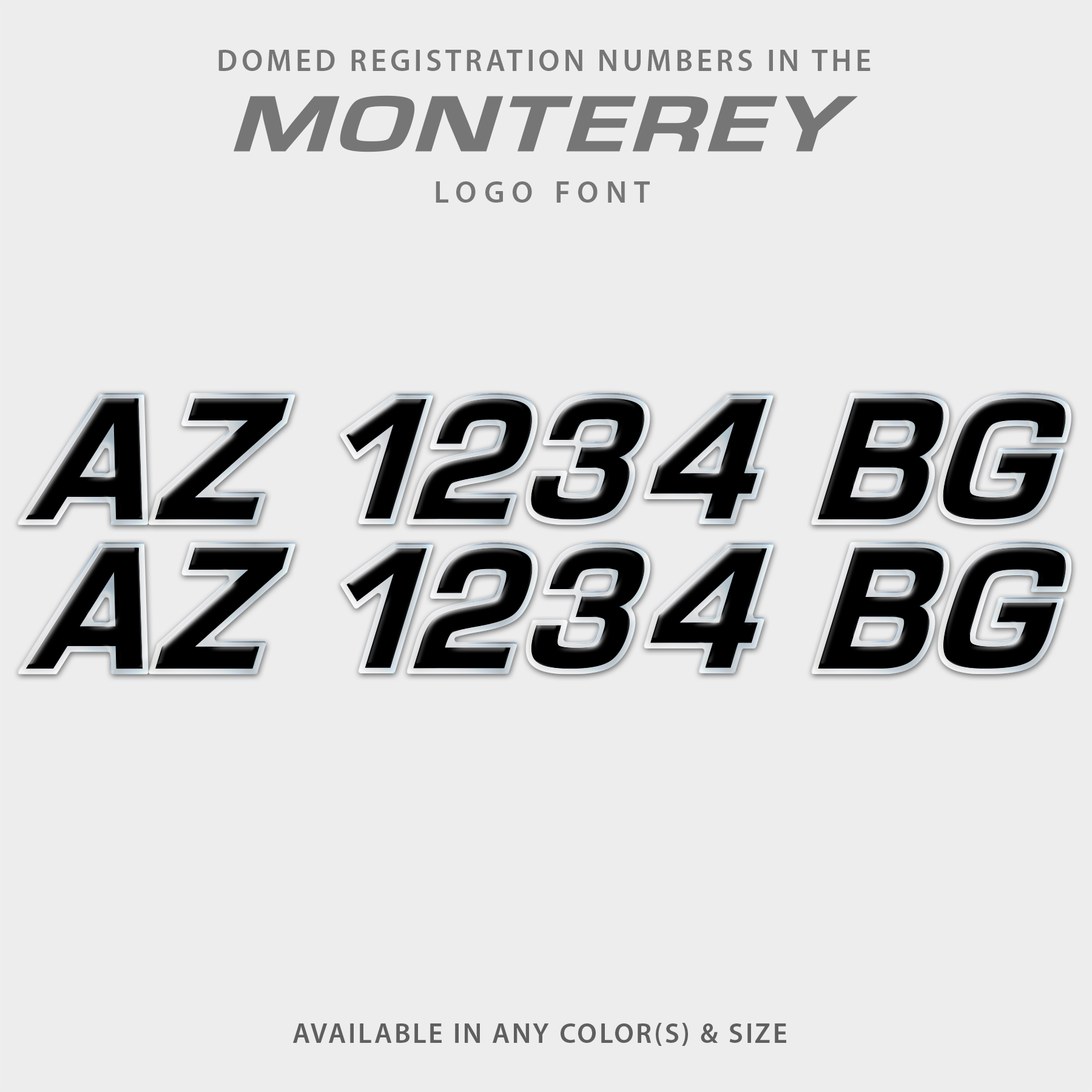 2004-2024 Monterey Domed Registration