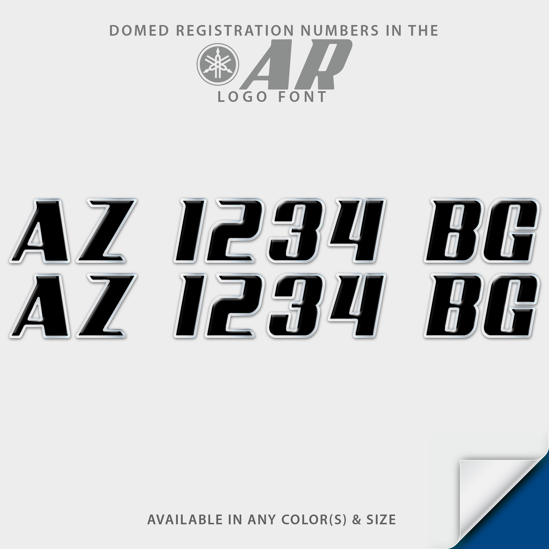 Yamaha "AR" #1 Domed Registration