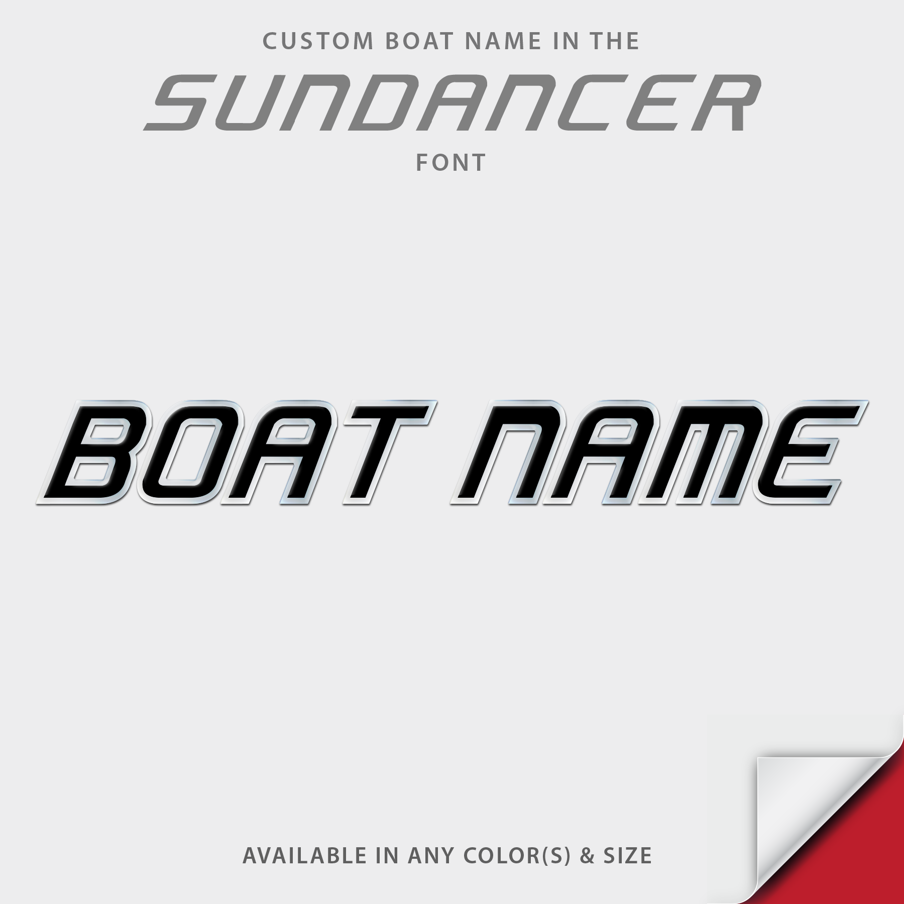 Sea Ray Sundancer Domed Boat Name