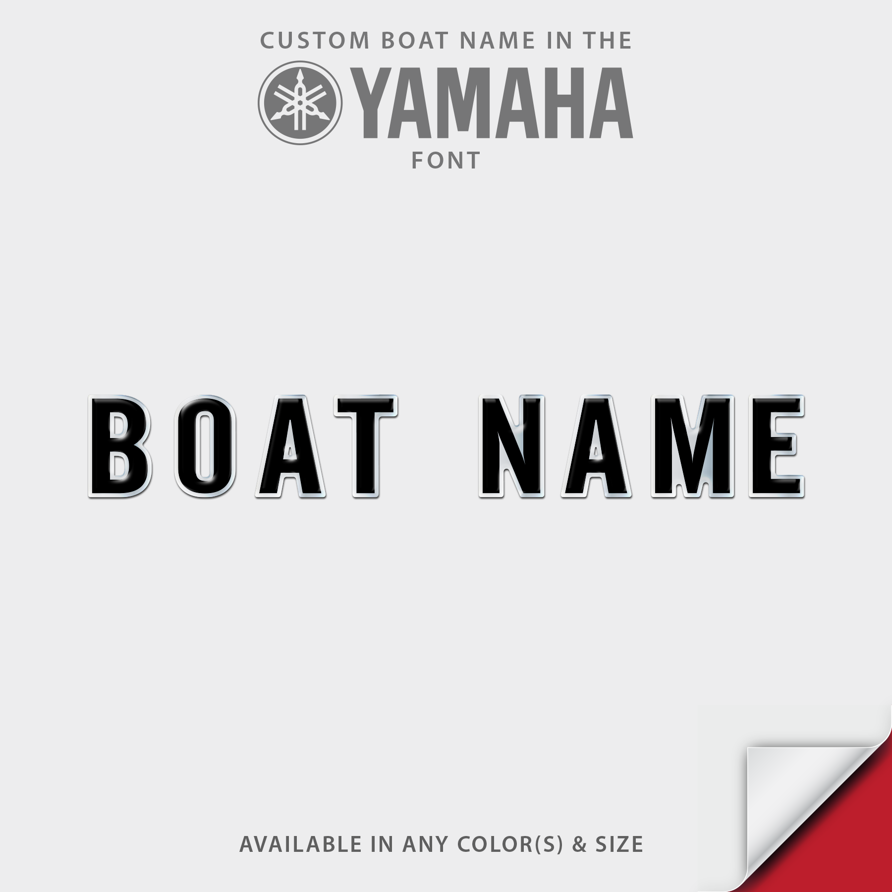 Yamaha Domed Boat Name