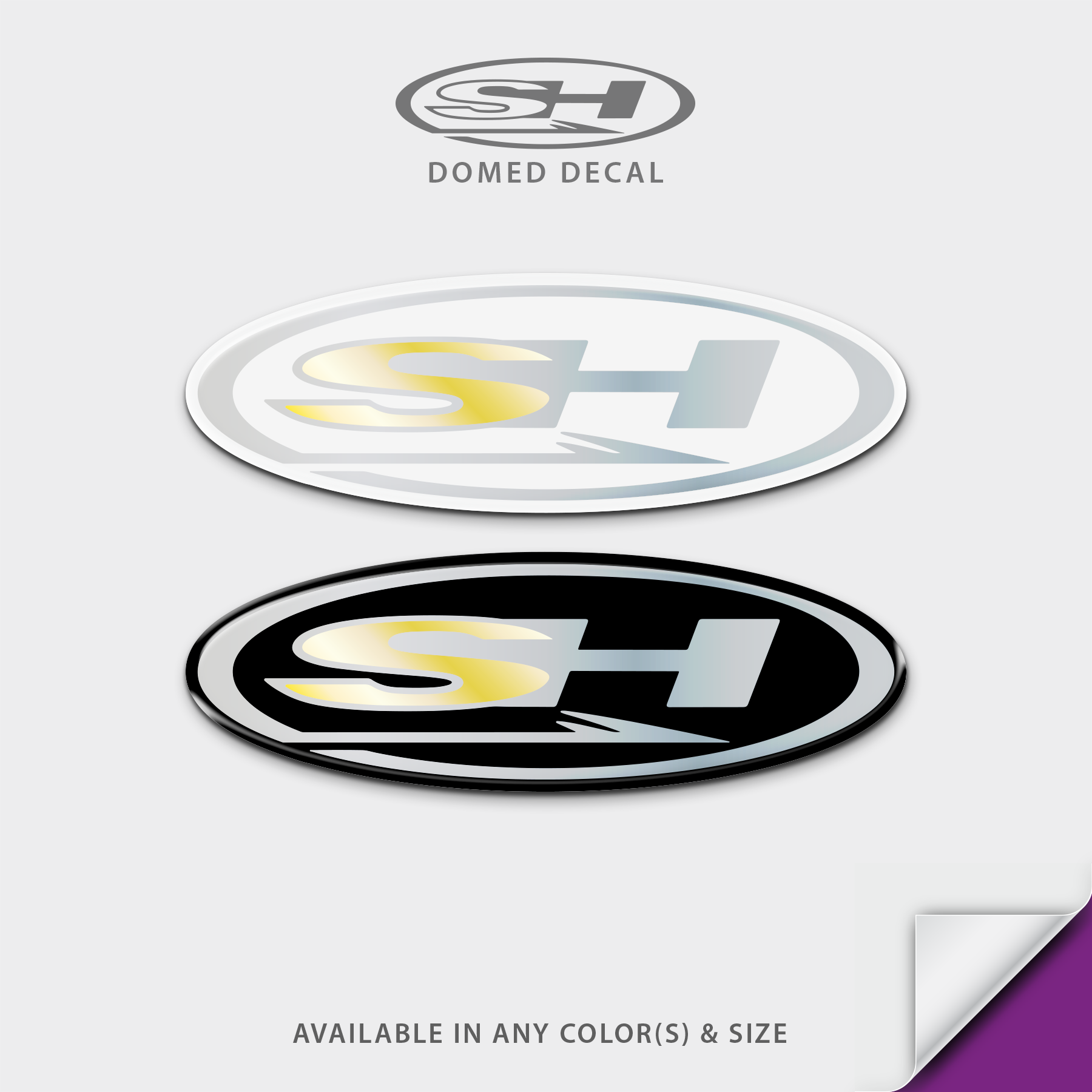 Sea Hunt Domed Accessory Decal