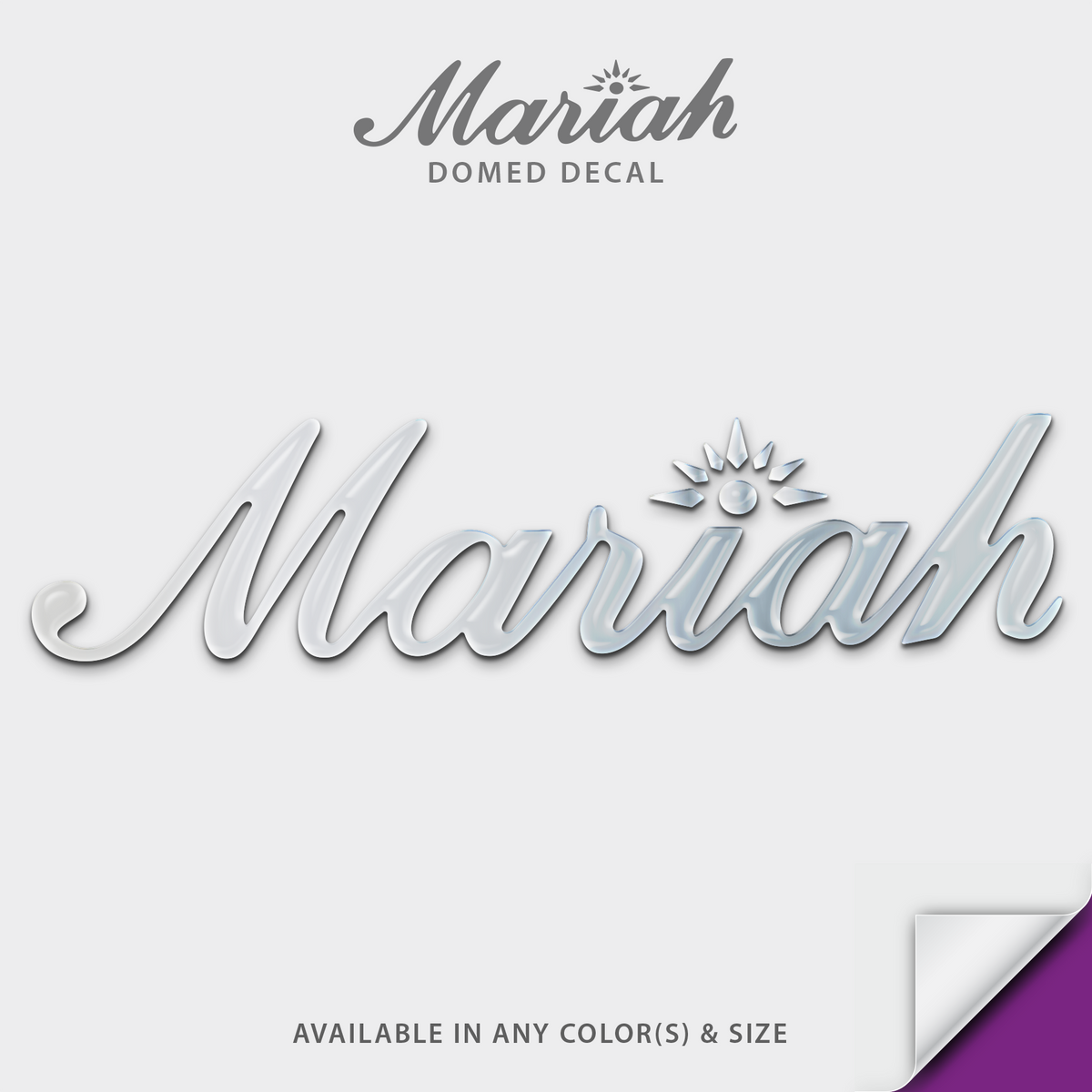 Mariah Boats Domed Boat Decal