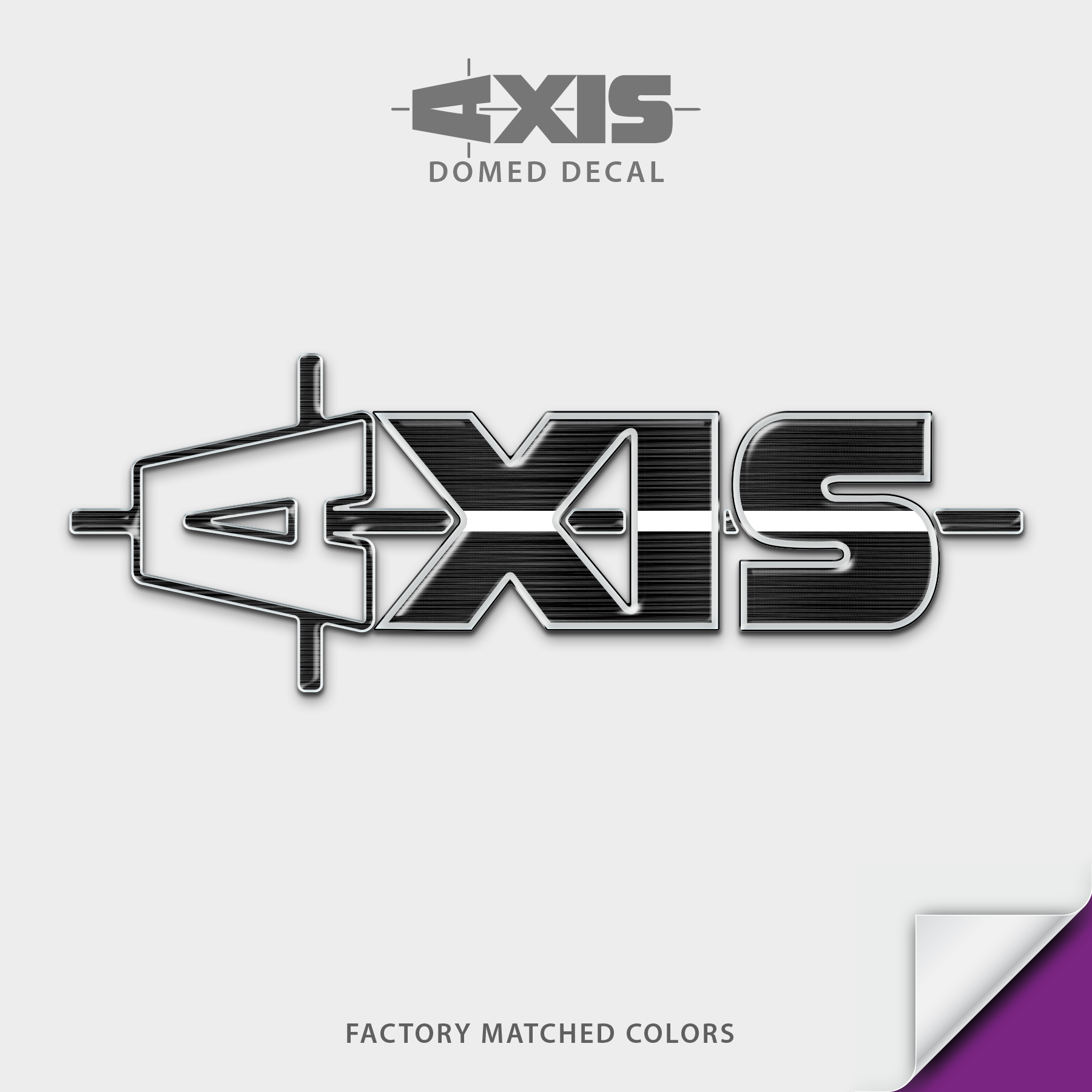 2017-2019 Axis Domed Boat Decal, Factory Matched Colors