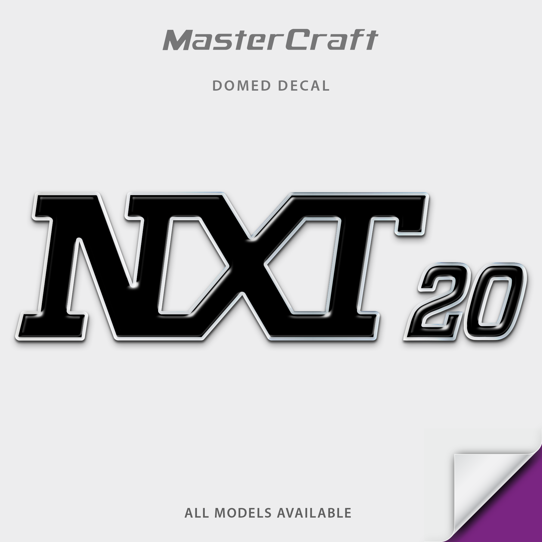 2017-2019 MasterCraft NXT Domed Boat Decal