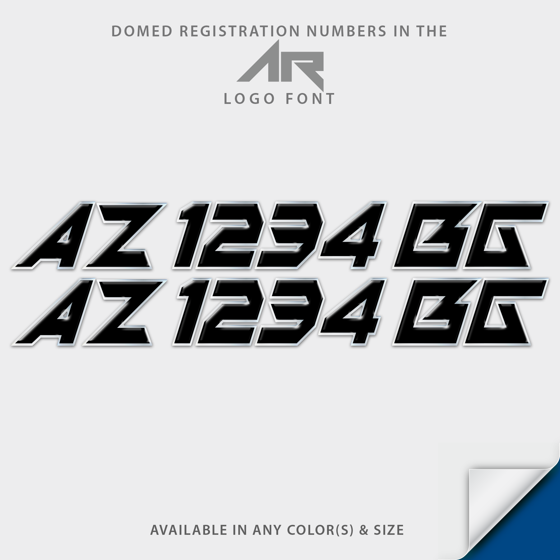 Yamaha "AR" #3 Domed Registration