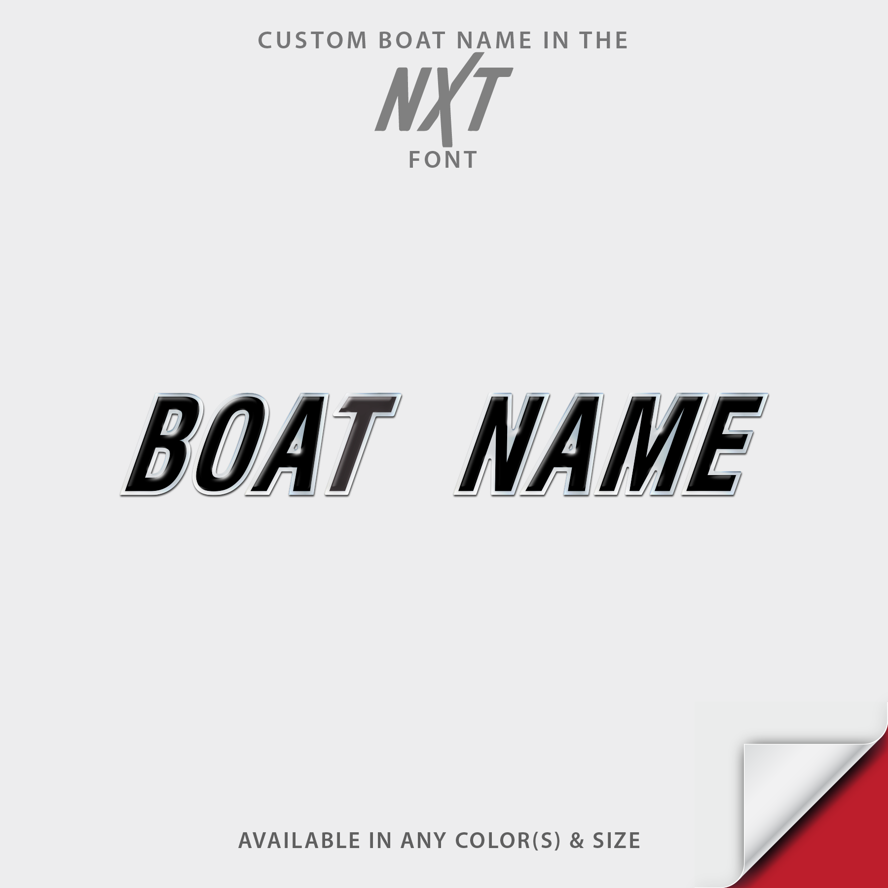 2020-2026 MasterCraft NXT Domed Boat Name