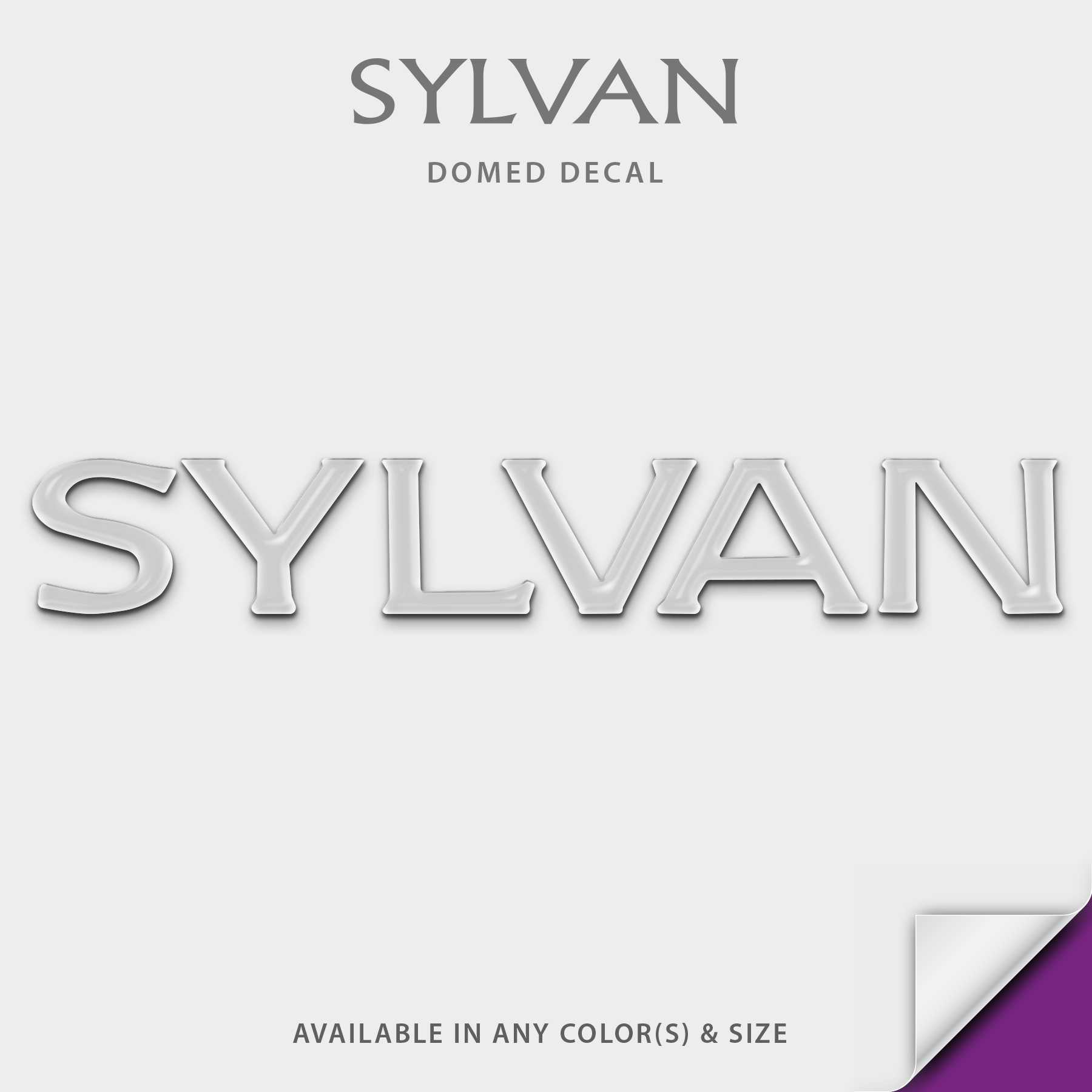 Sylvan Domed Boat Decal