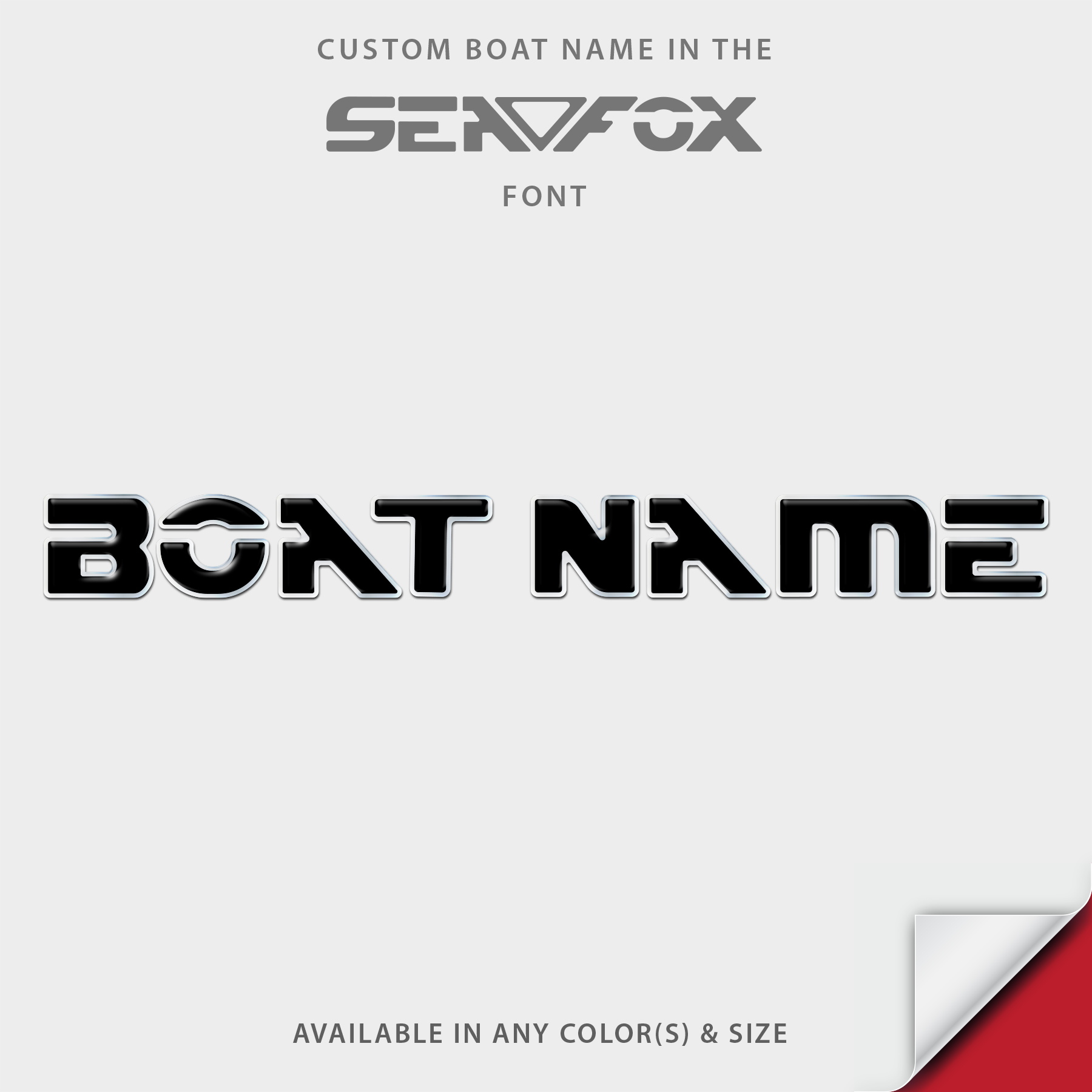 1995-2023 Sea Fox Domed Boat Name