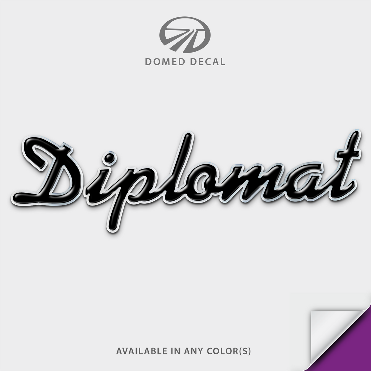Monaco Diplomat v2 Domed Decal