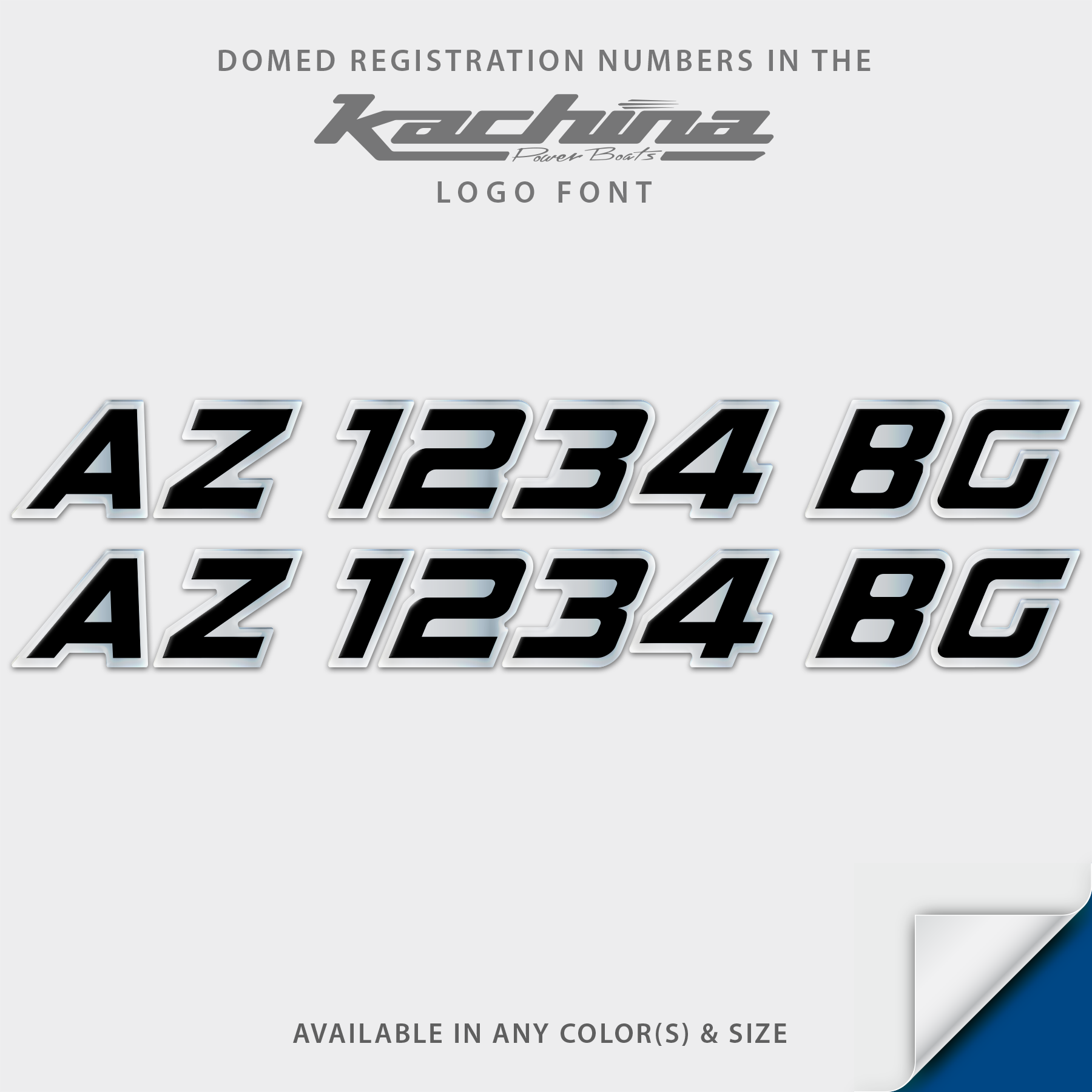 Kachina Powerboats Domed Registration