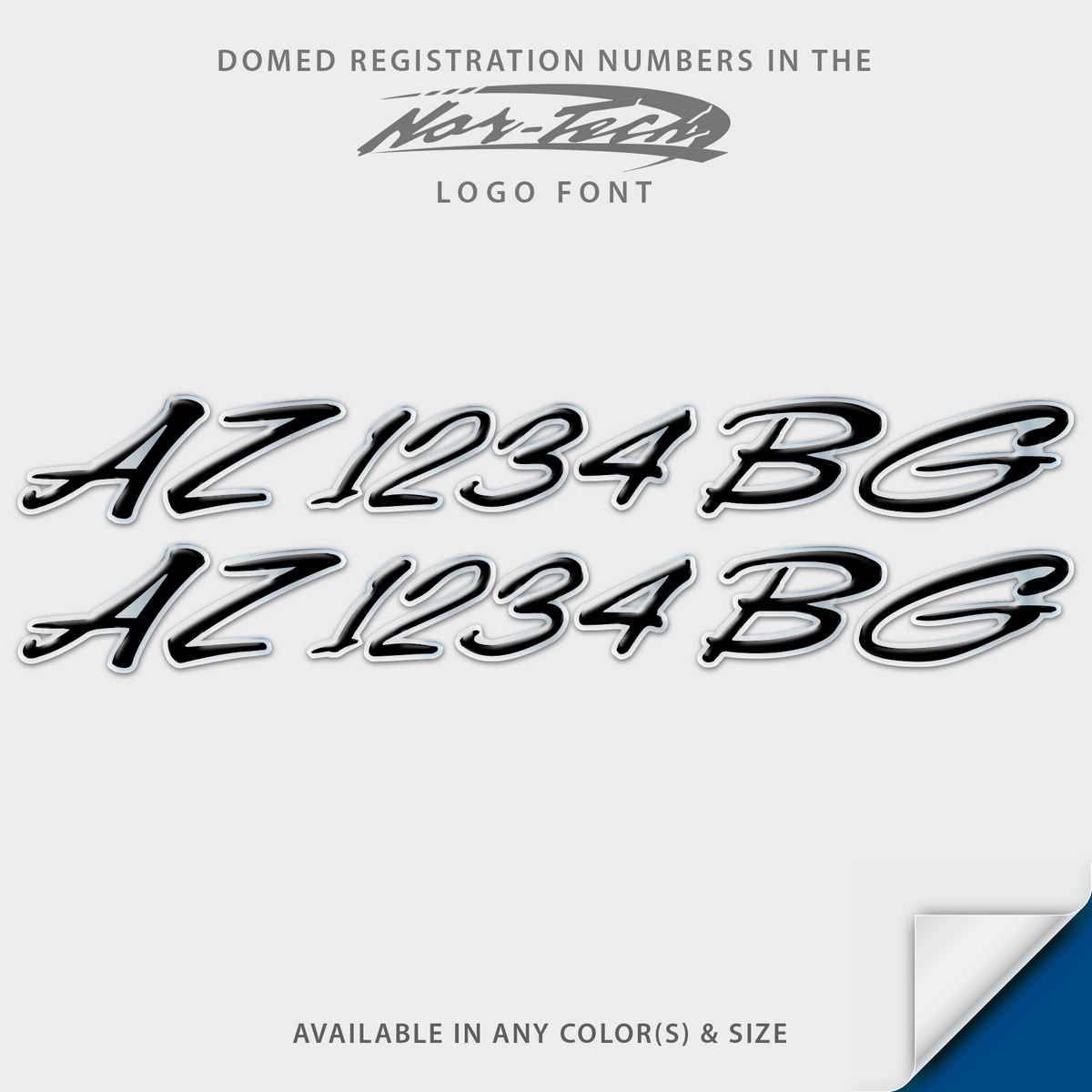NorTech Boat Registration by Domed Numbers