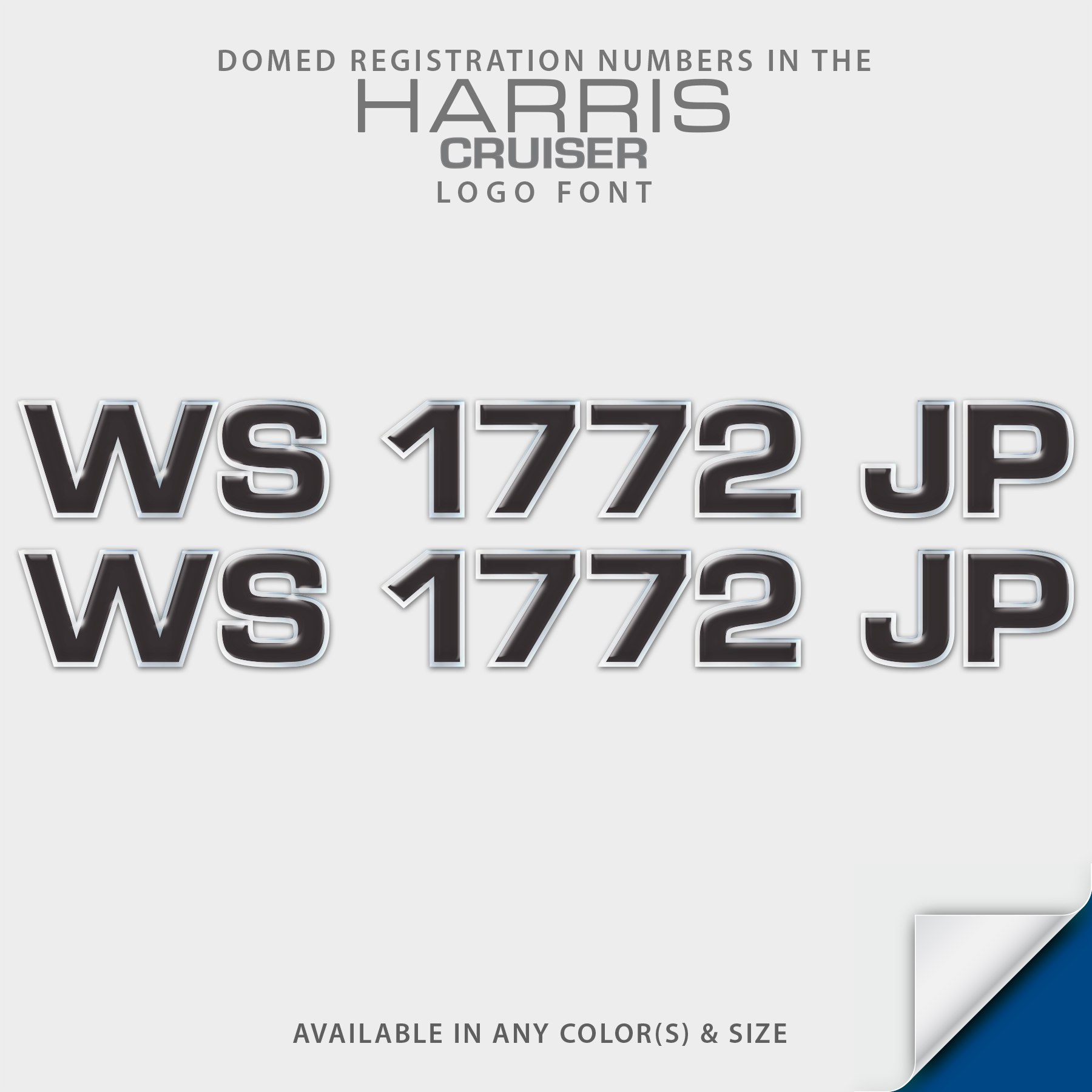 Harris Cruiser Domed Registration
