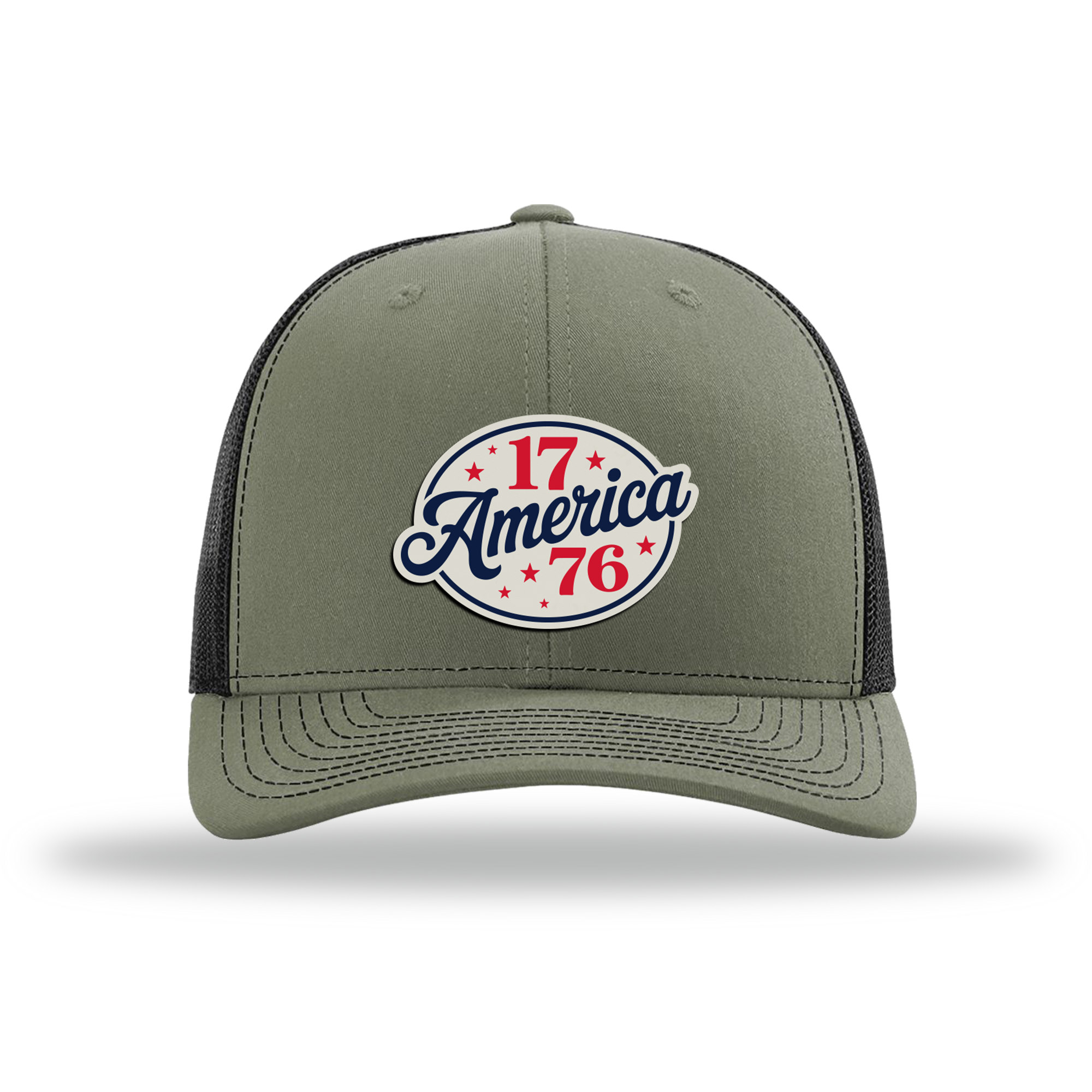 1776 America | Richardson 112 Leather Patch Hat