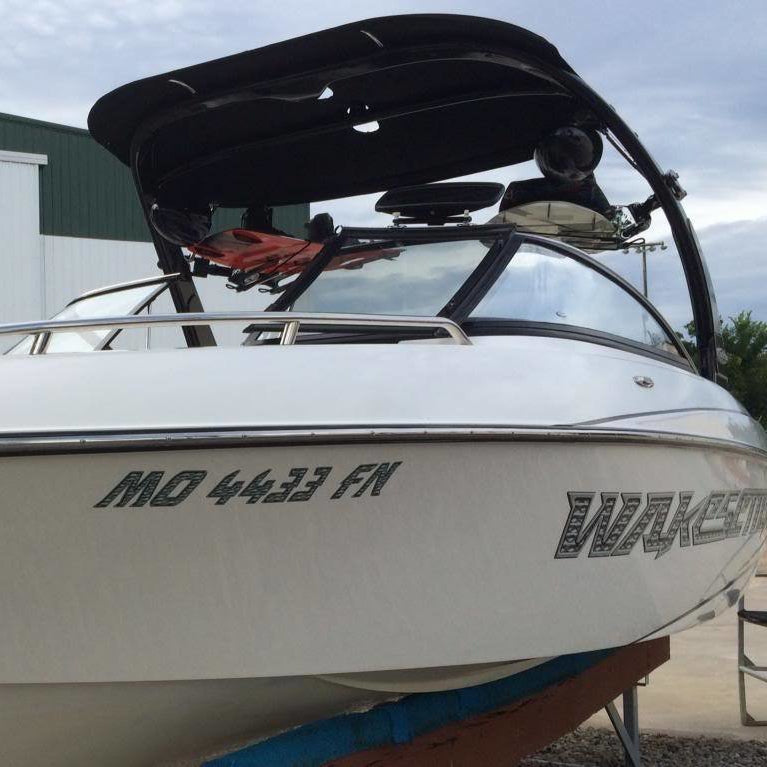 2007 2008 2009 Malibu Wakesetter Boat Registration by Domed Numbers
