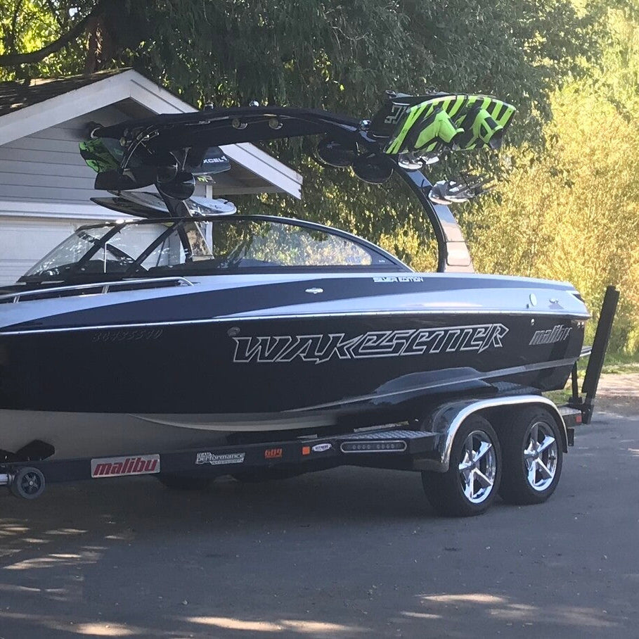 2007 Malibu Wakesetter Silver Edition Replacement Decal by Domed Numbers