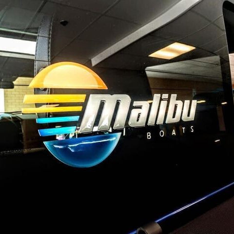 Malibu Boats Domed Accessory Decal v2