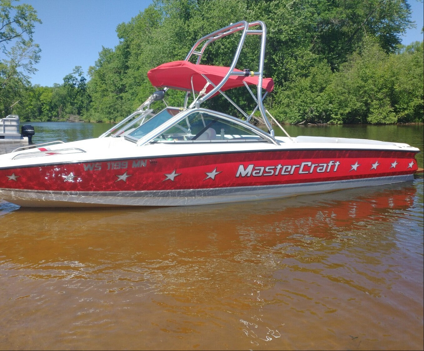 2003 MasterCraft Prostar 197 Anniversary Stars Domed Boat Decals