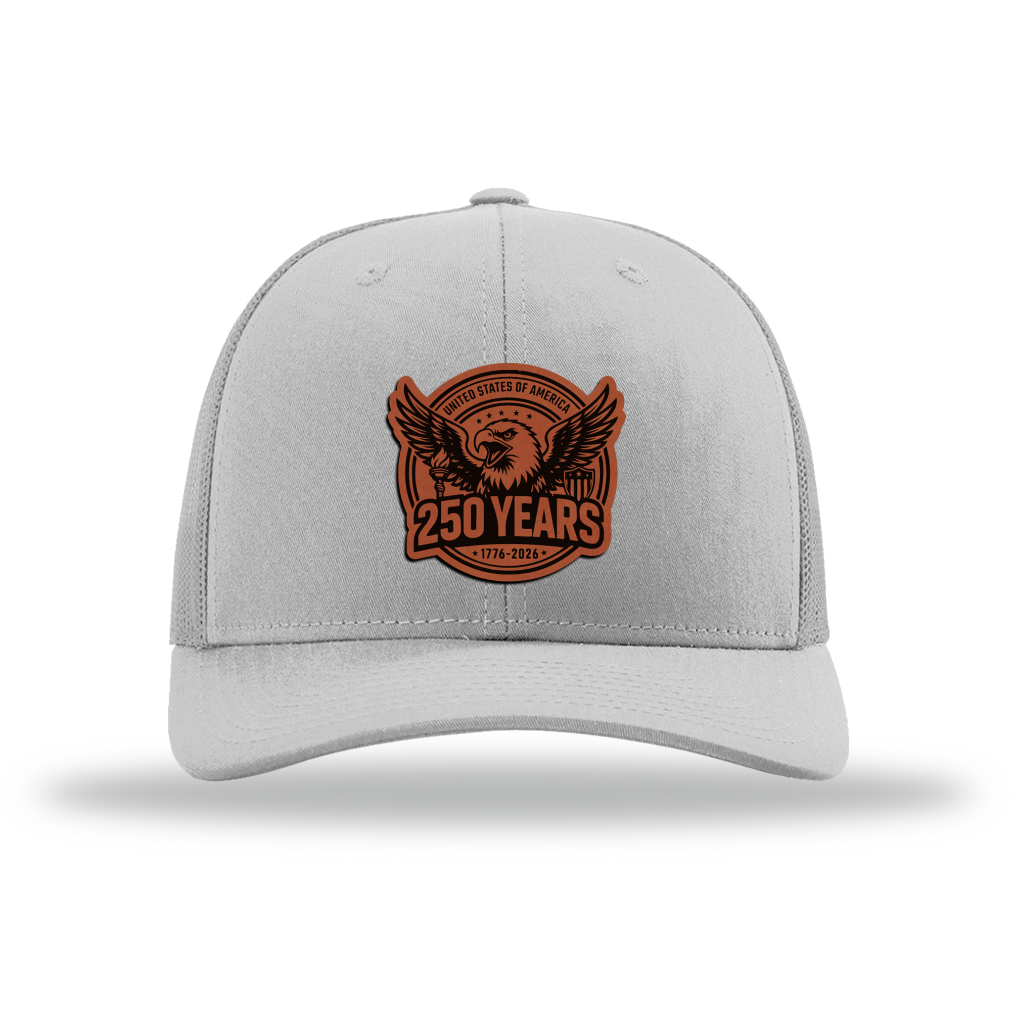 250 Eagle | Richardson 112 Leather Patch Hat