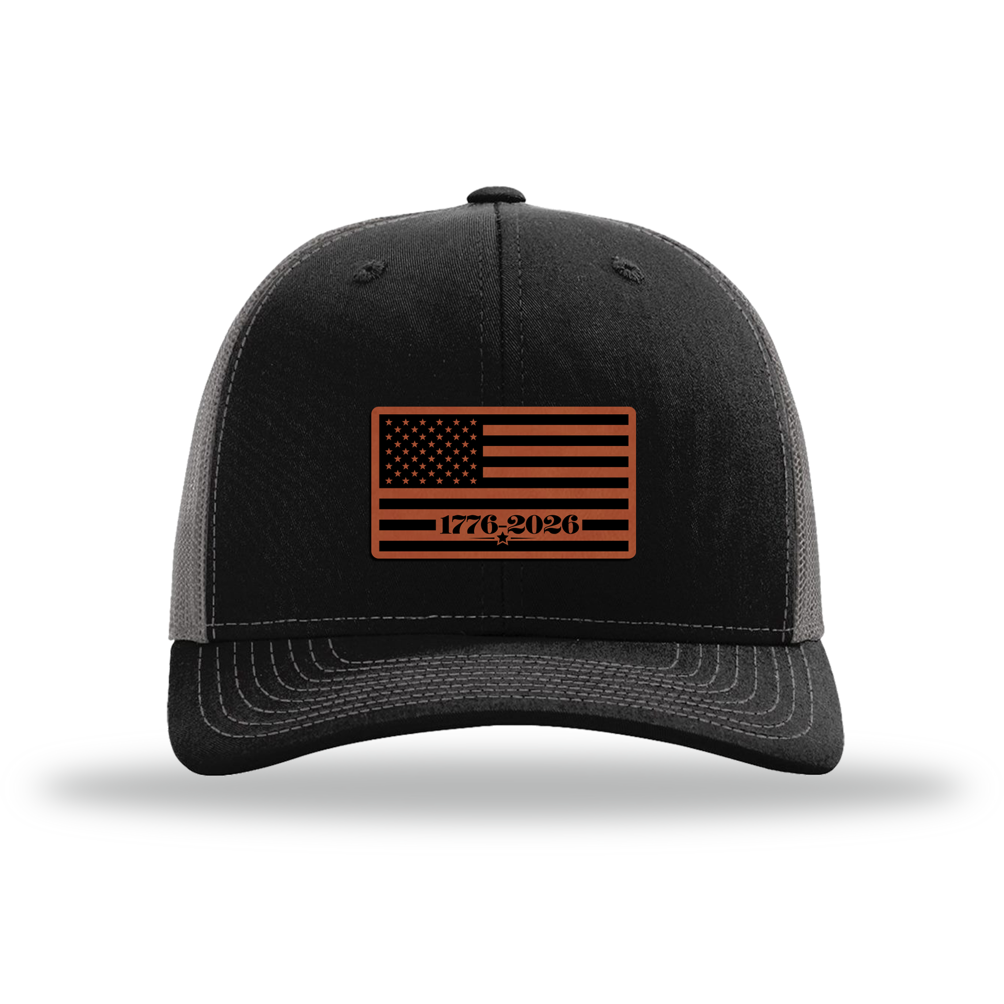 250 Flag | Richardson 112 Leather Patch Hat