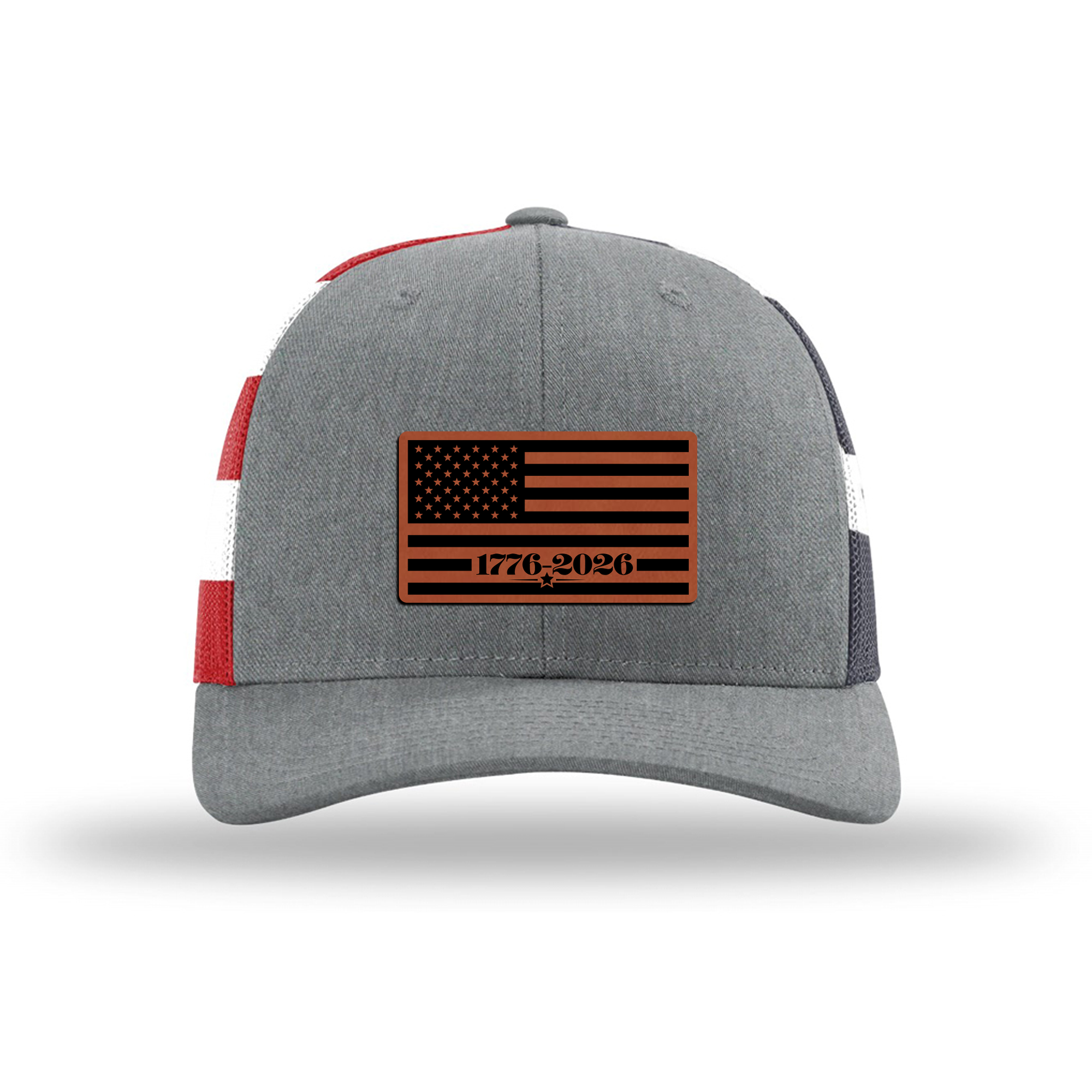 250 Flag | Richardson 112 Leather Patch Hat