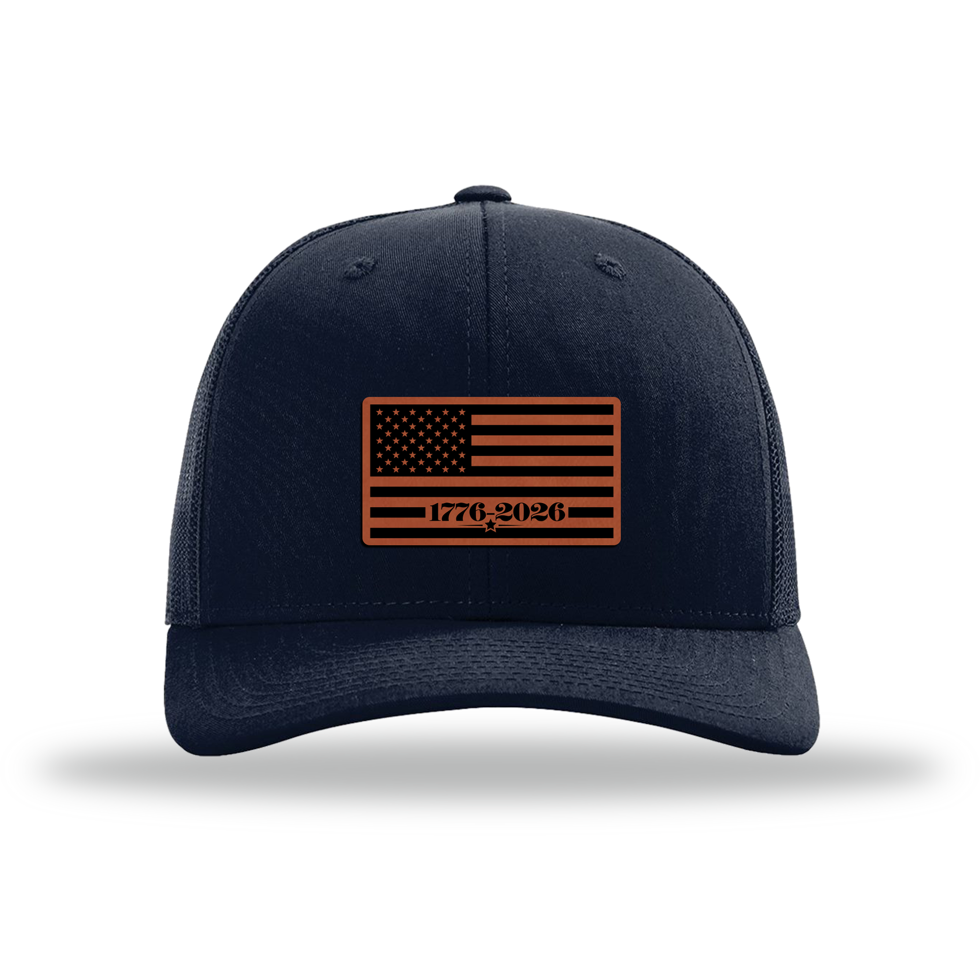 250 Flag | Richardson 112 Leather Patch Hat