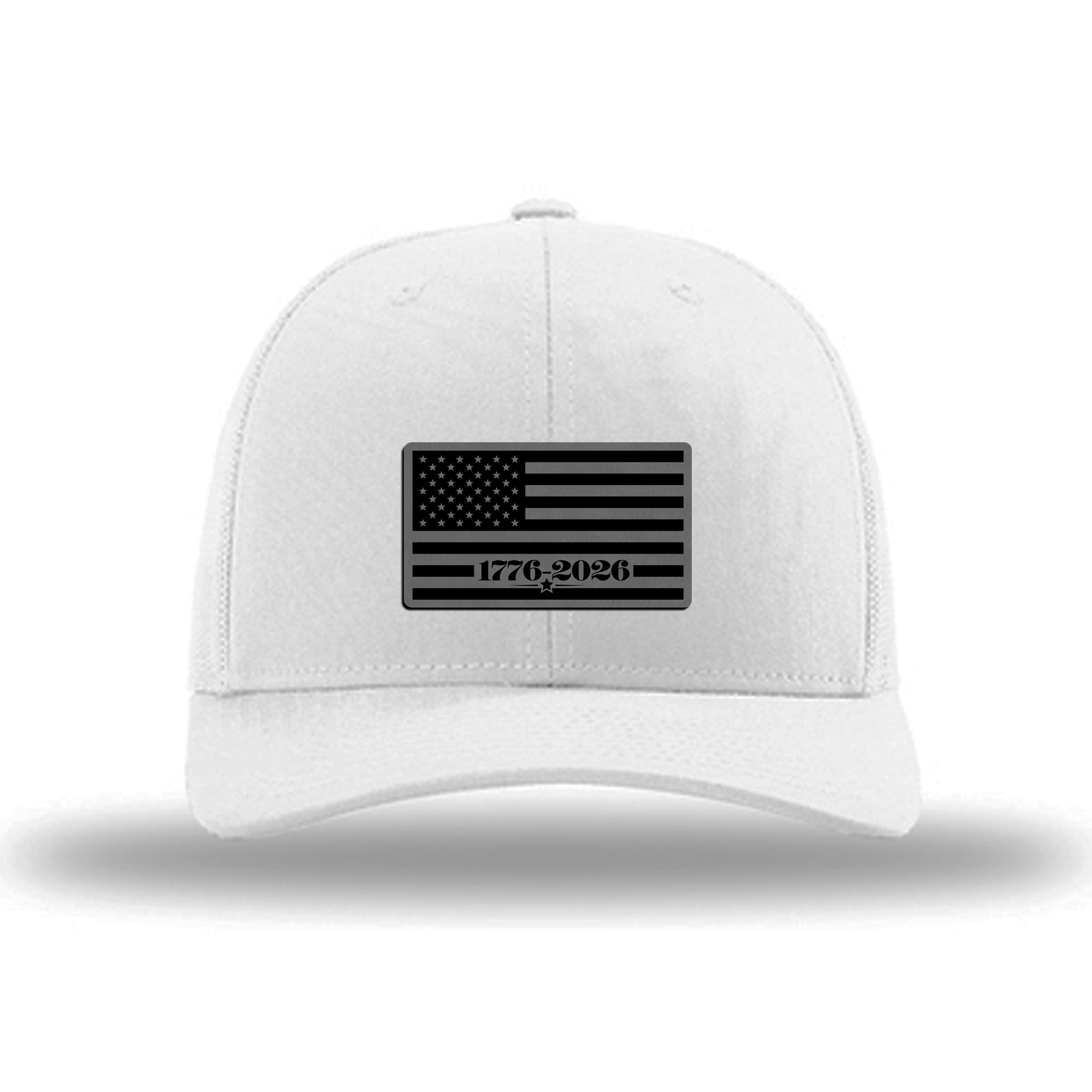 250 Flag | Richardson 112 Leather Patch Hat