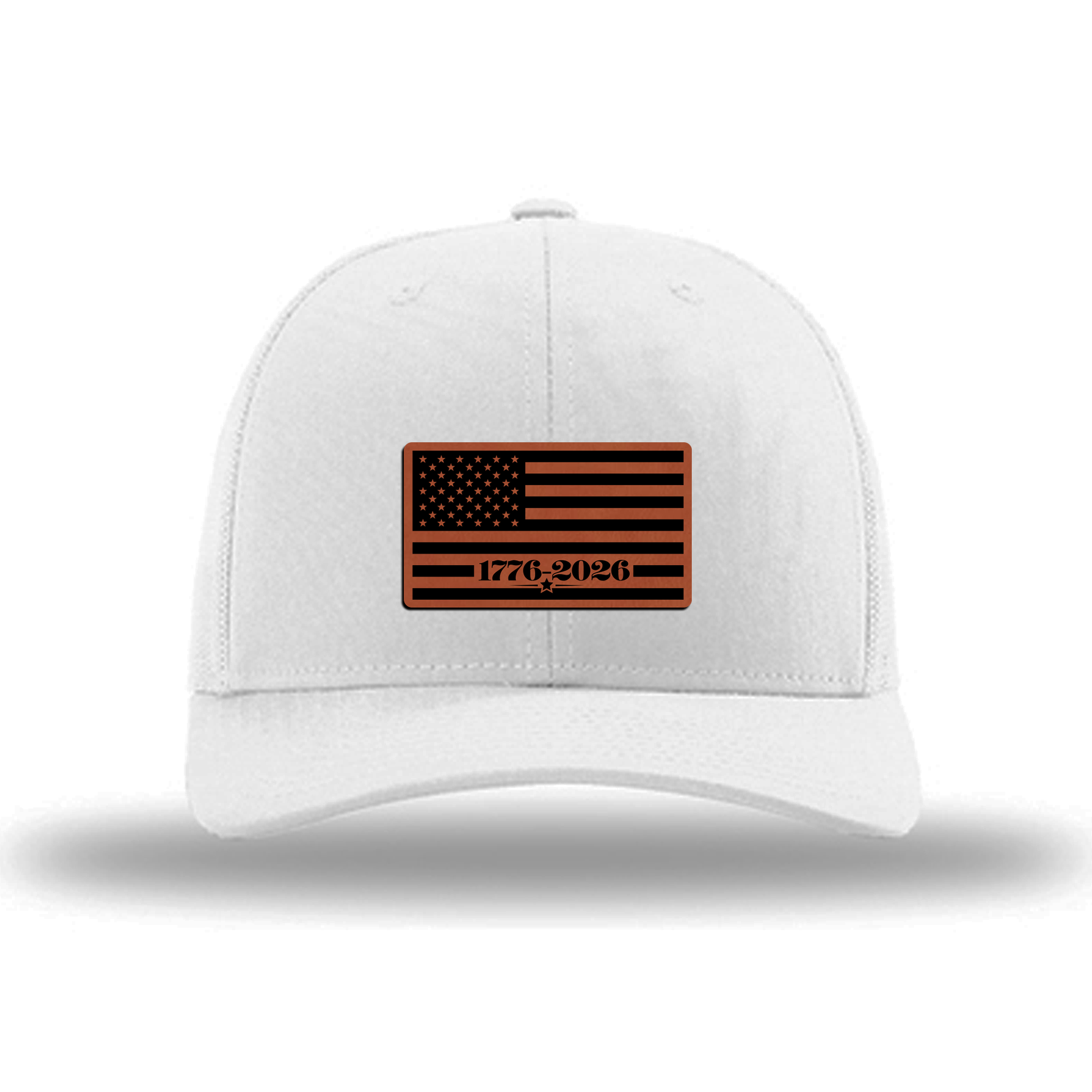 250 Flag | Richardson 112 Leather Patch Hat