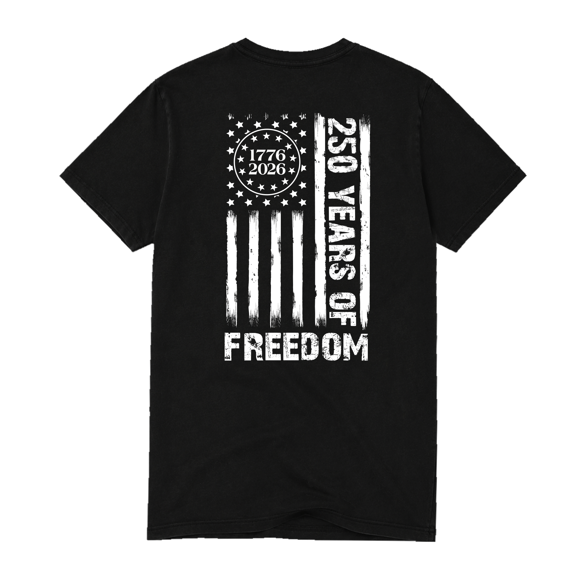 Freedom Flag, Adult Unisex Short Sleeve Tee