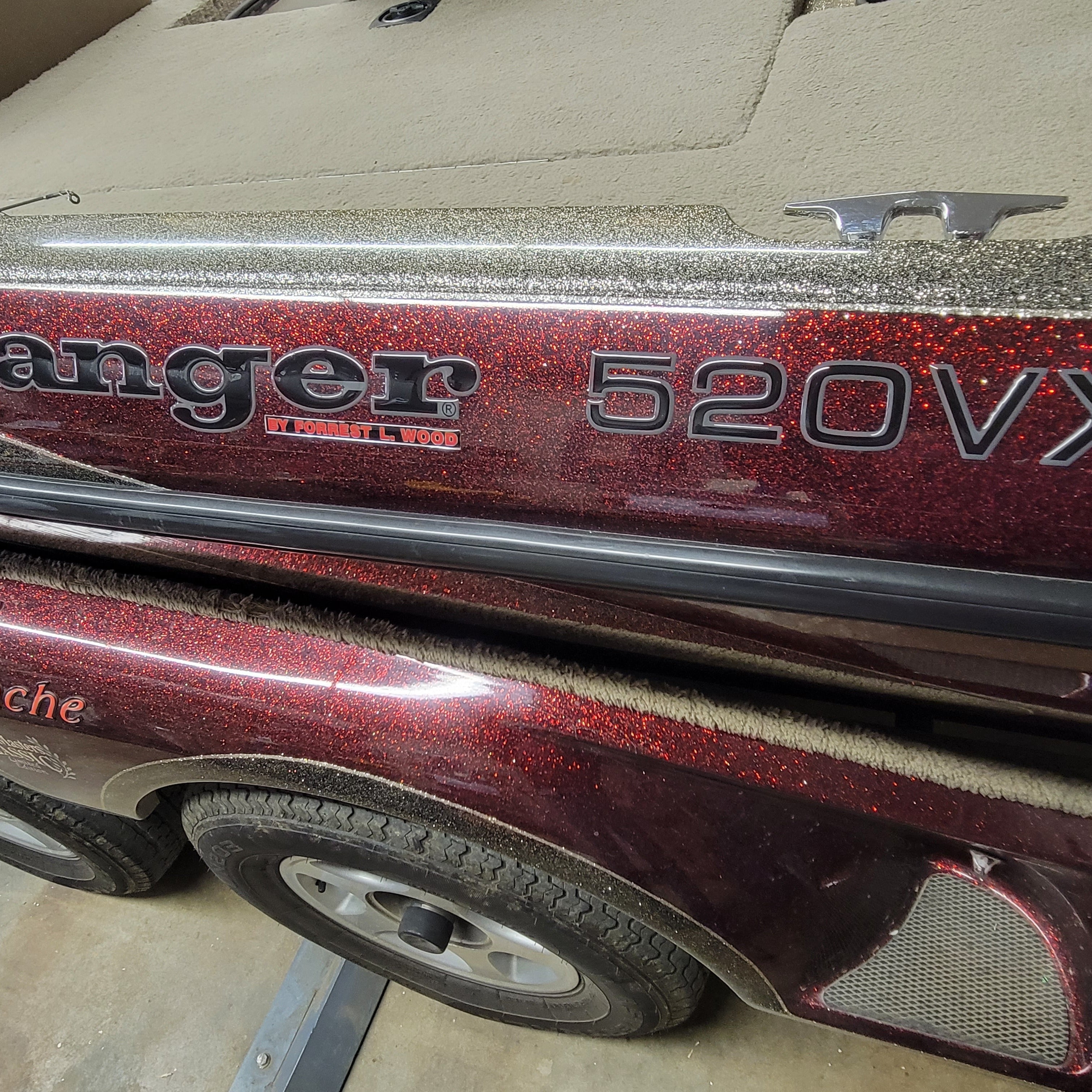 1996-2014 Ranger with Model Number Domed Boat Decal
