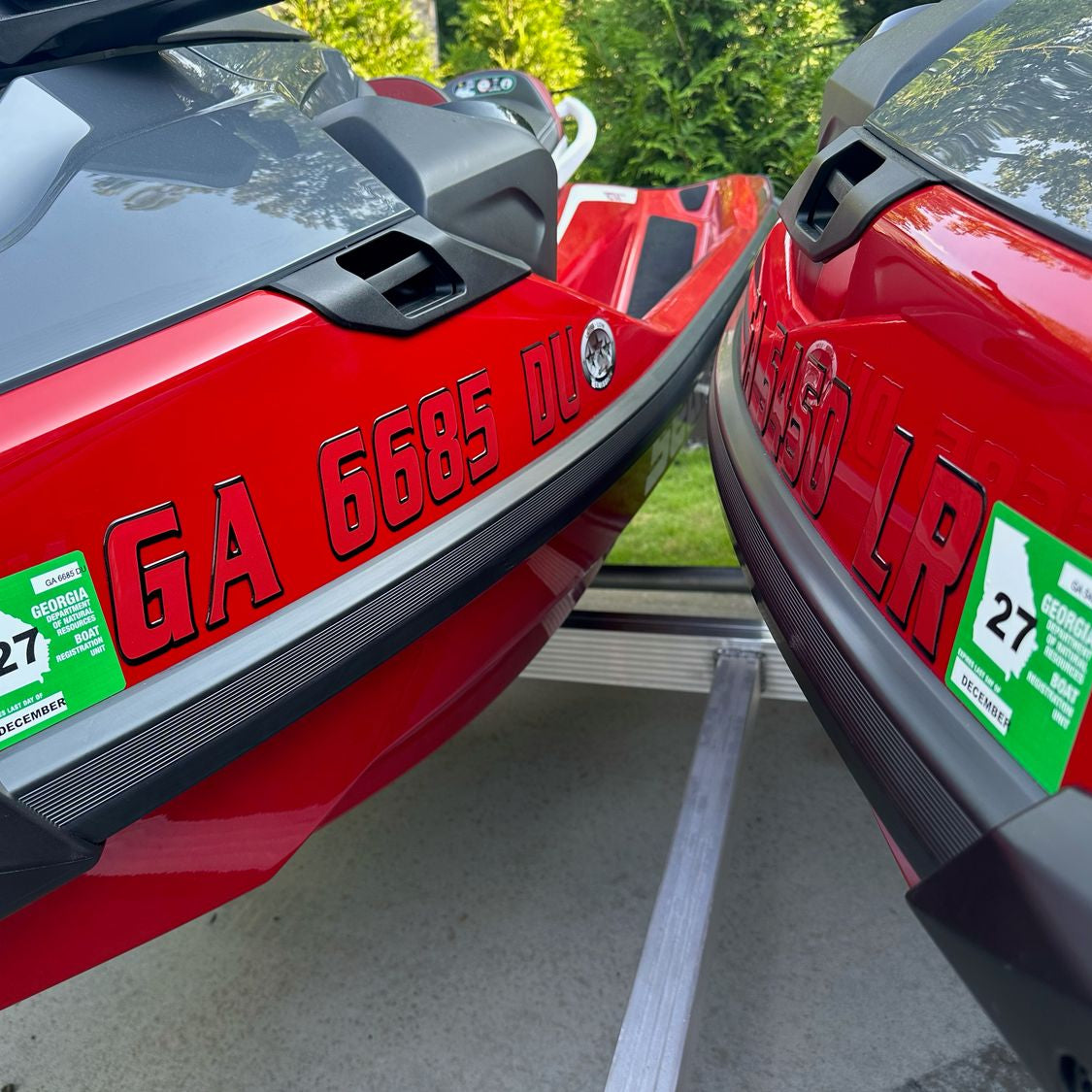 2011-2018 Sea Doo RXP RXT Domed Registration