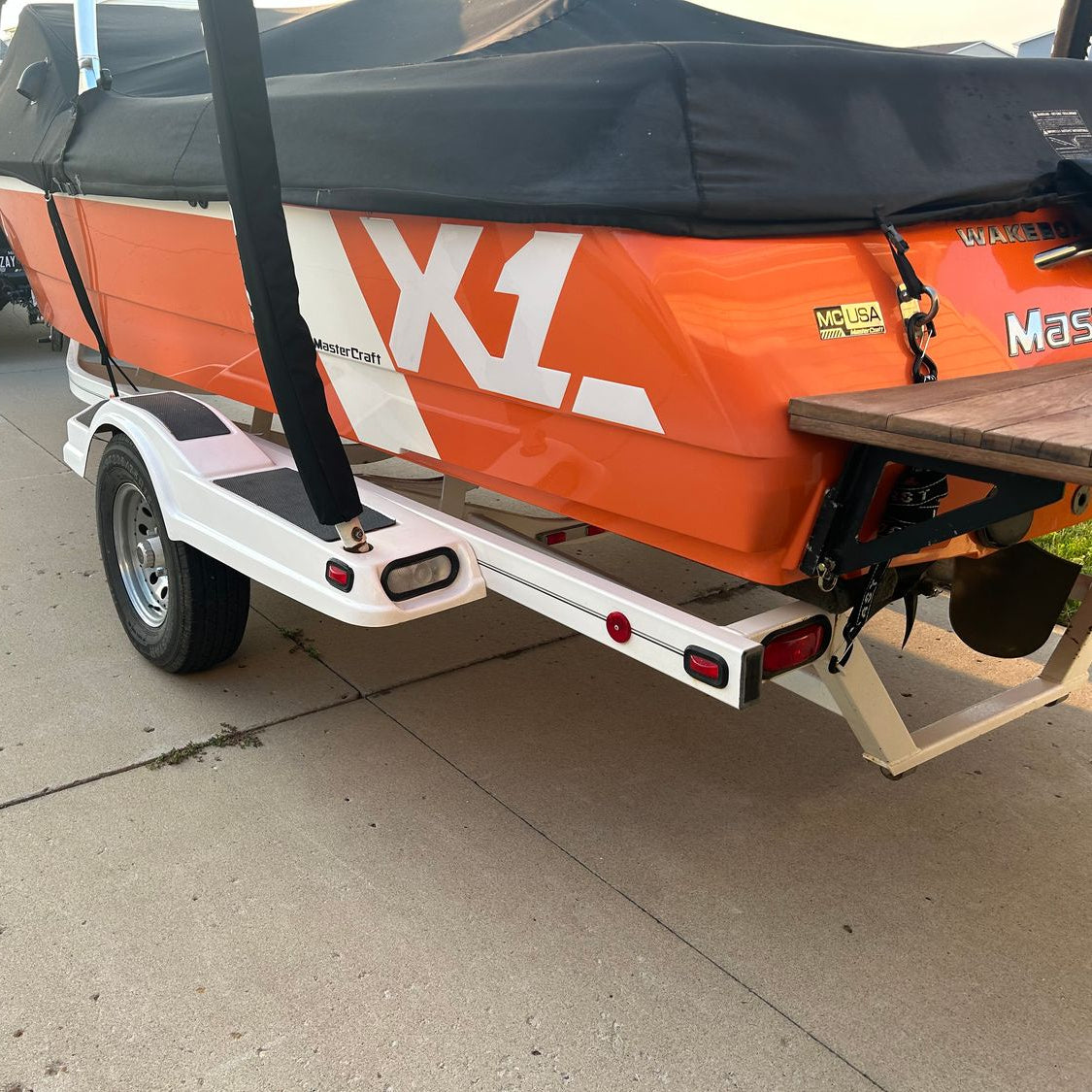 2006-2007 MasterCraft X1 Domed Boat Decal Set