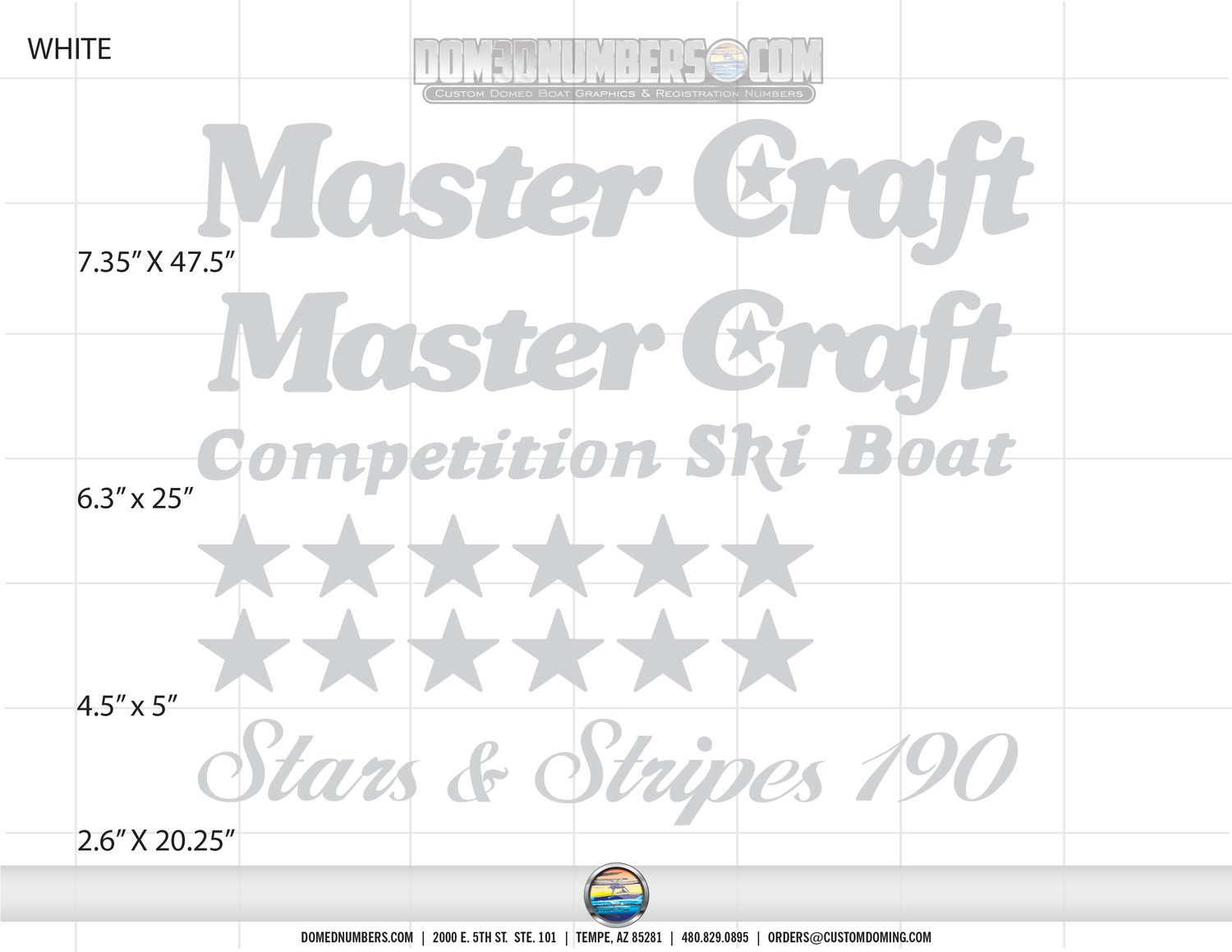 1993 MasterCraft 25th Anniversary Stars & Stripes