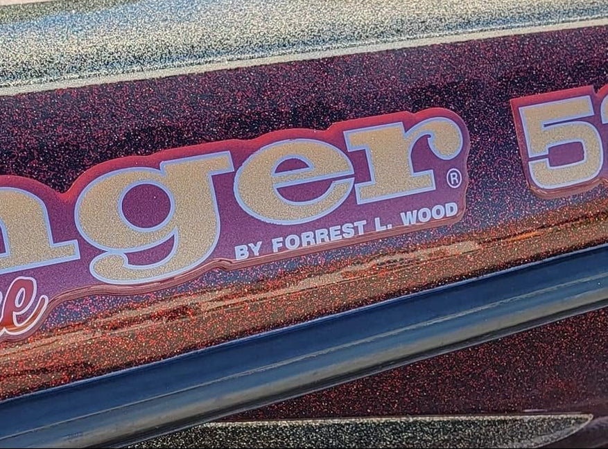 1995-1997 Ranger with Comanche Model Number Domed Boat Decal