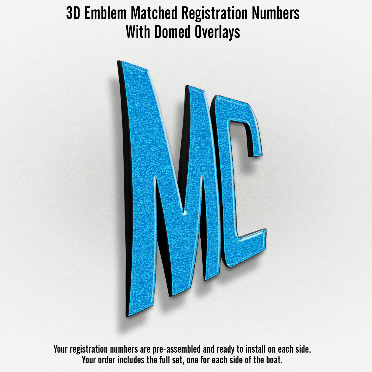 Tahoe Pontoon 3D Emblem Registration