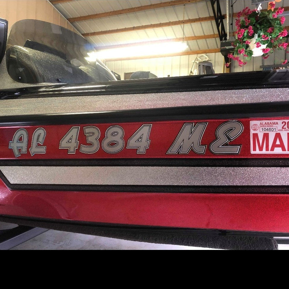 Bass Cat Boats Registration by Domed Numbers