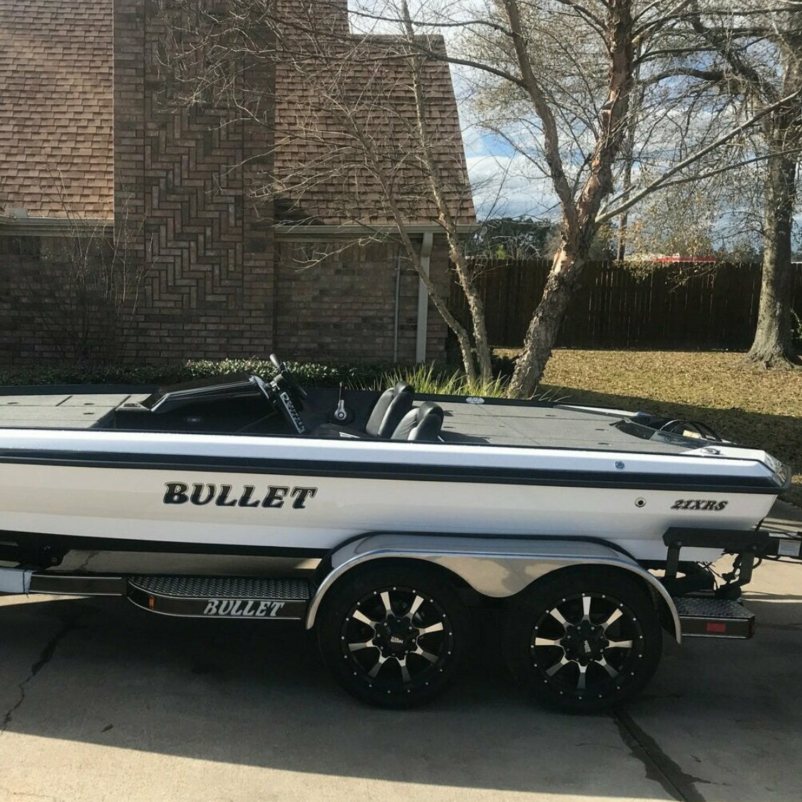 Bullet Boat black by Domed Numbers