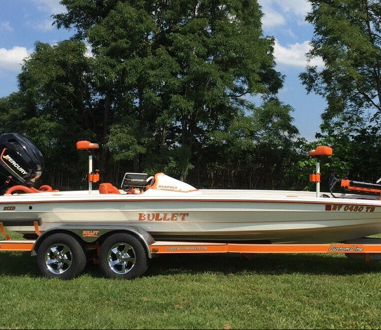 Bullet Boats Orange by Domed Numbers 2