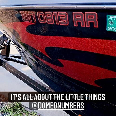 Centurion Boats Registration by Domed Numbers