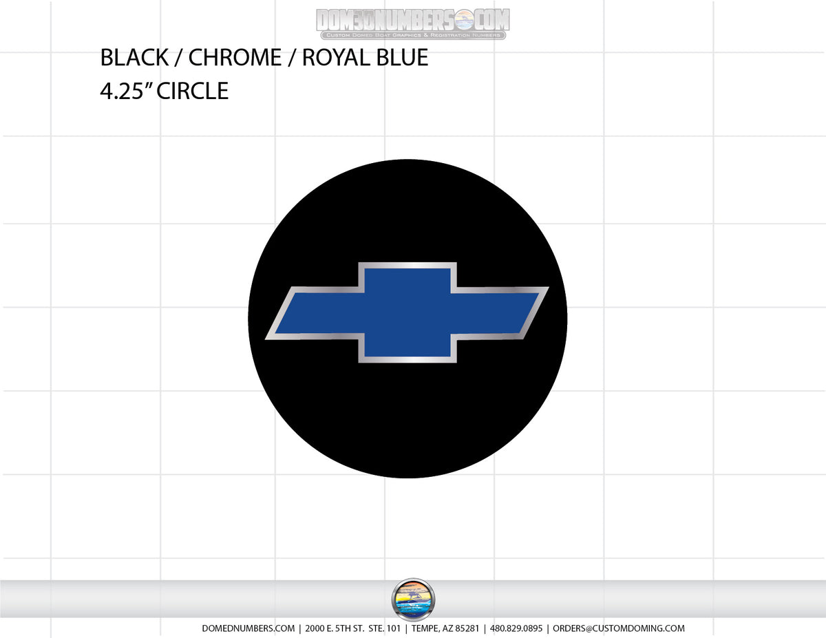 Domed Chevy Wheel Decals