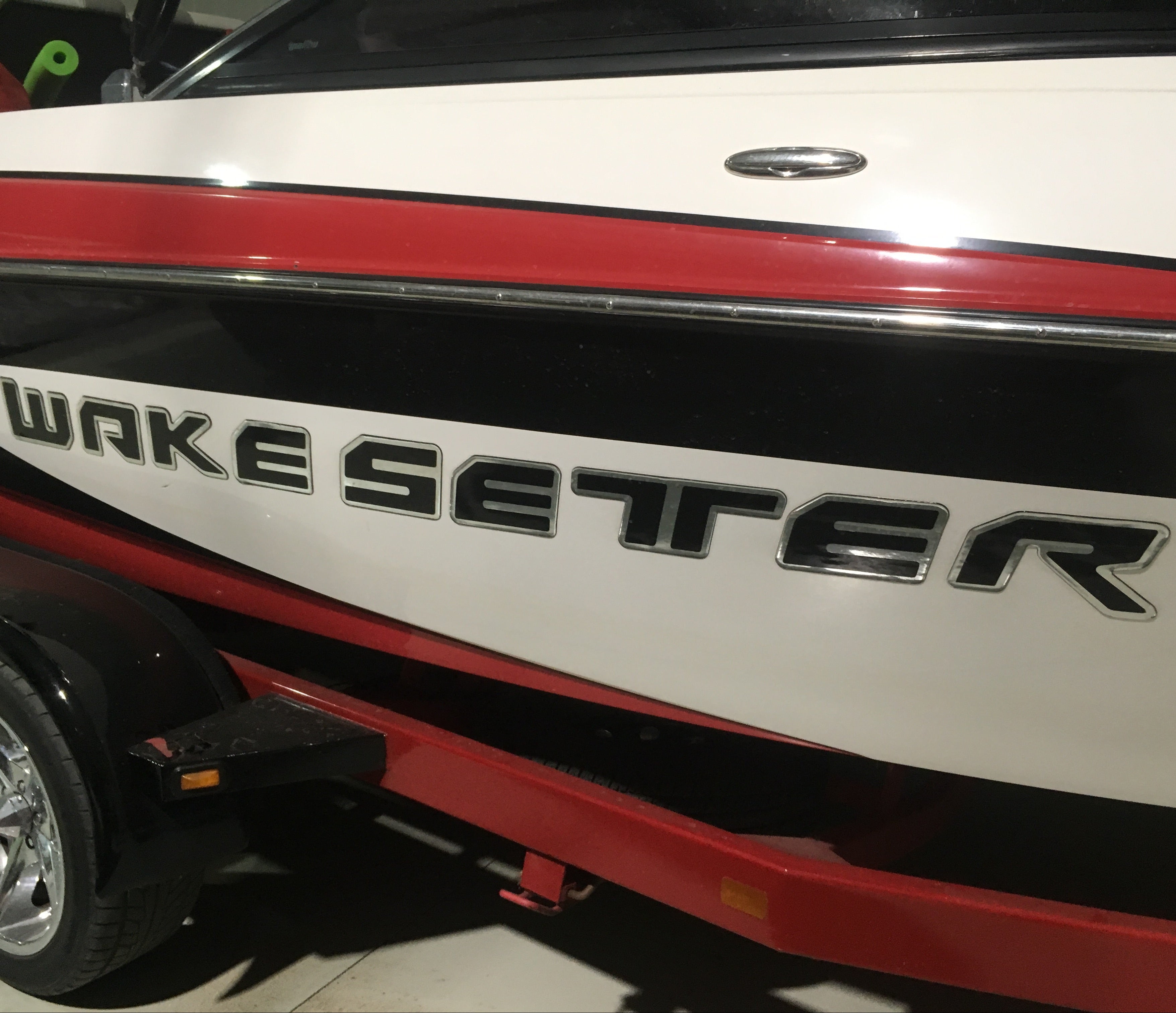 Malibu Wakesetter Domed Boat Decal by Domed Numbers 13