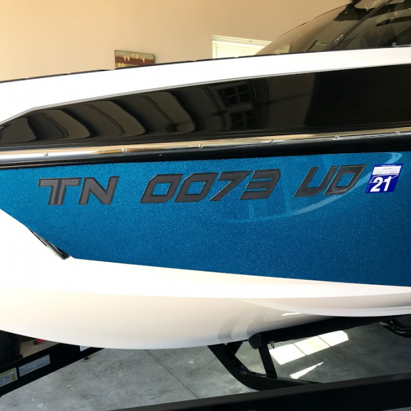 Boat Registration Numbers by Domed Numbers 2017 2018 2019 Malibu Wakesetter