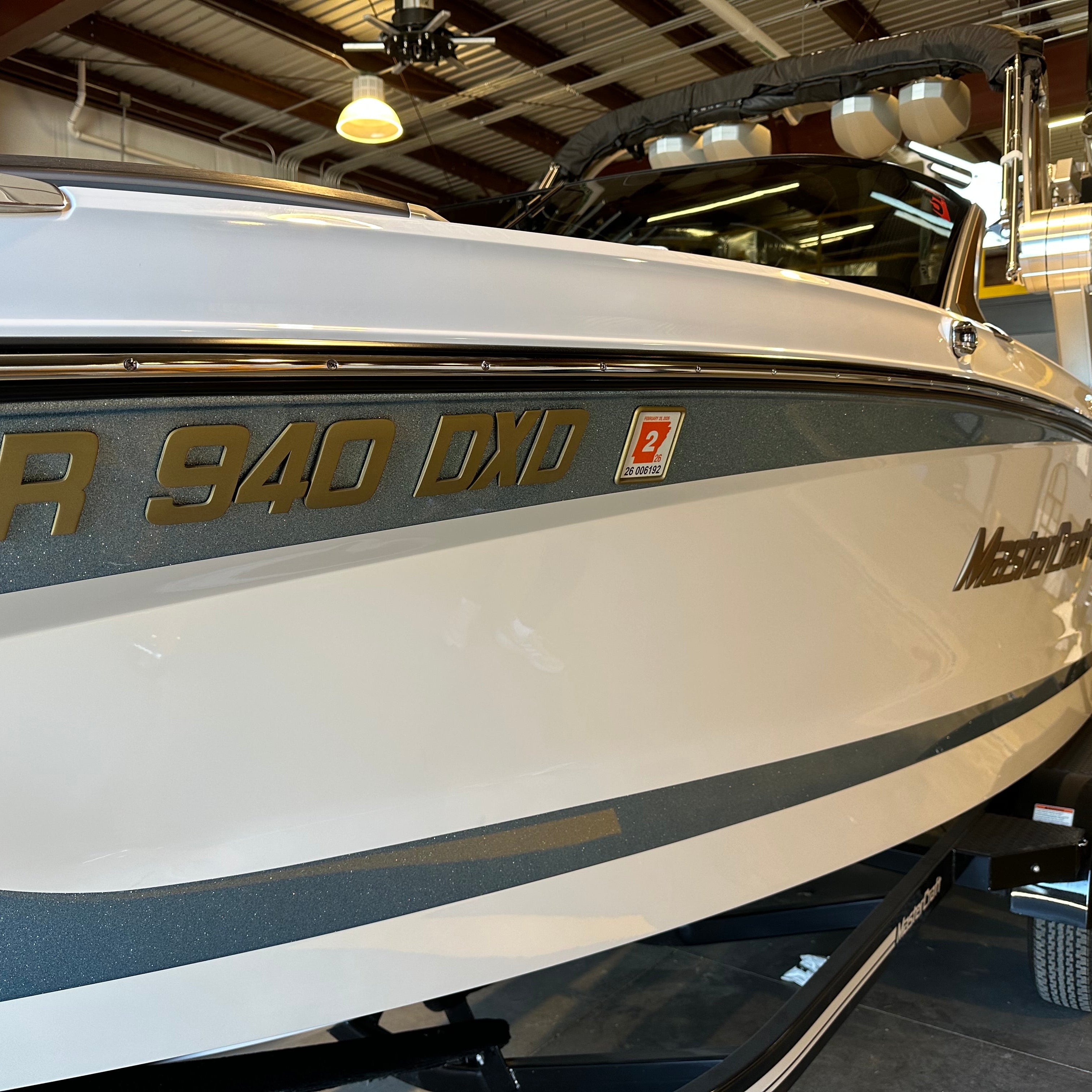 MasterCraft Boat Emblem Matched Registration by Domed Numbers