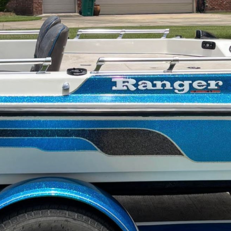 Ranger Boats replacement boat decal by Domed Numbers