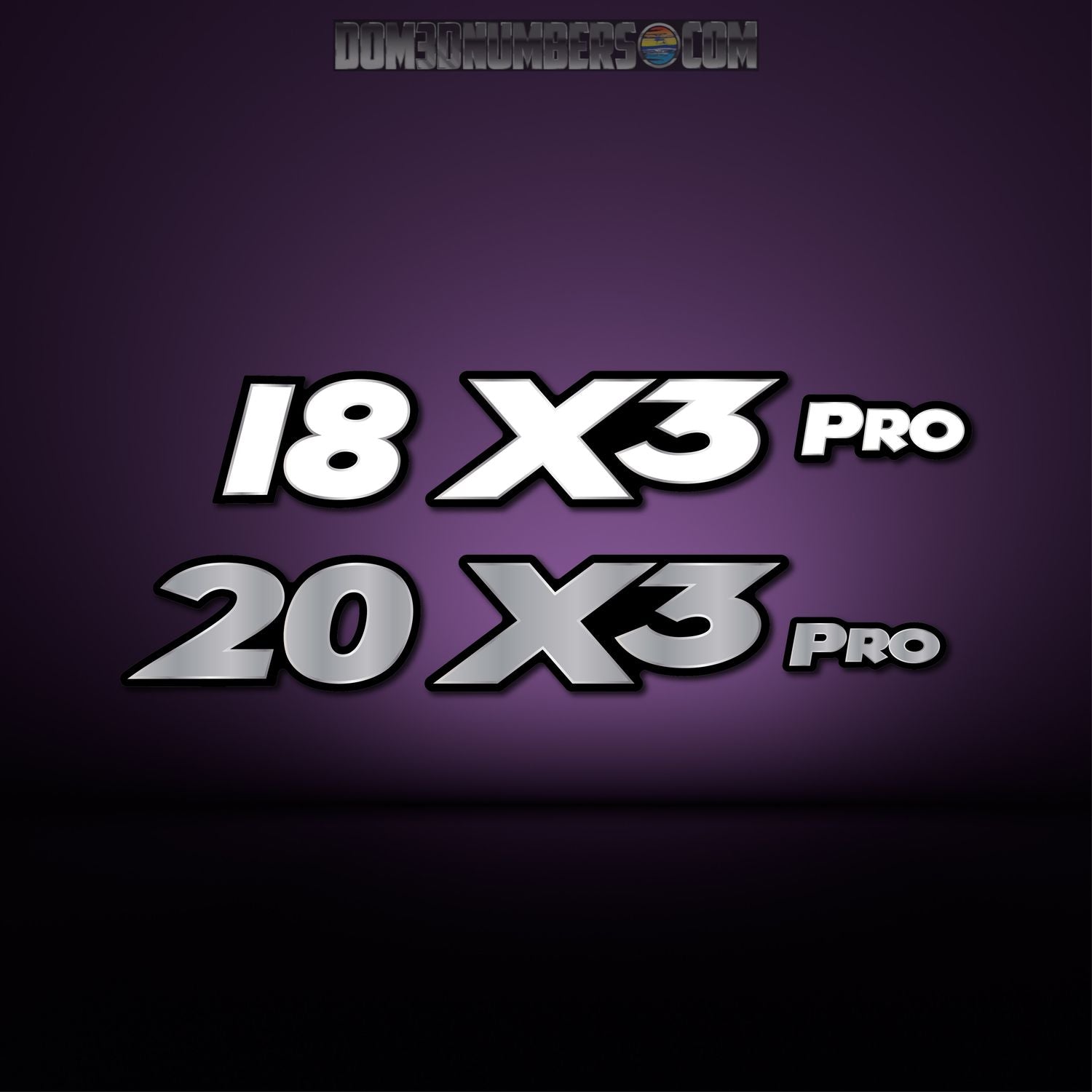 Triton Boats 18X3 Pro and 20 X3 Pro by Domed Numbers