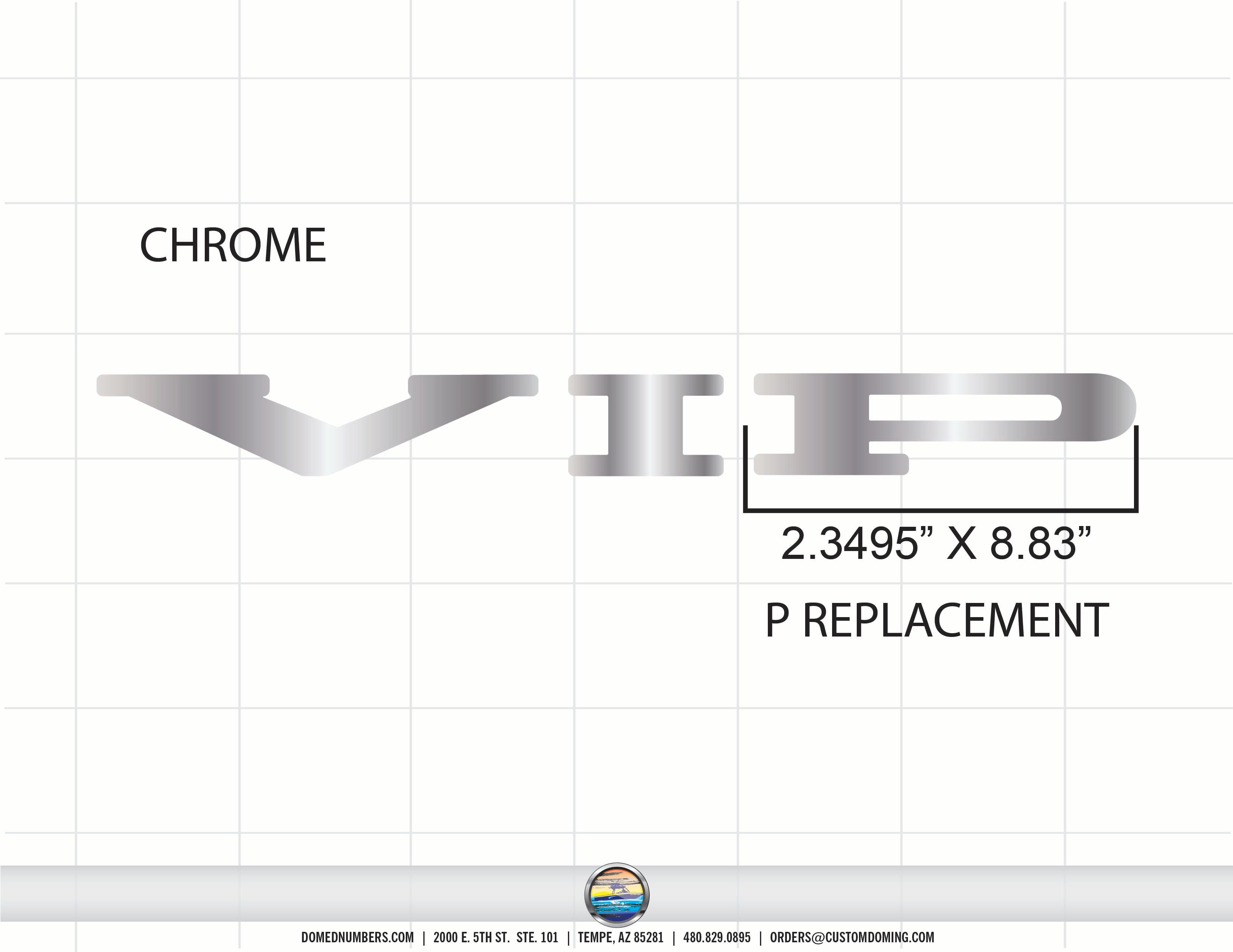 VIP Logo Chrome