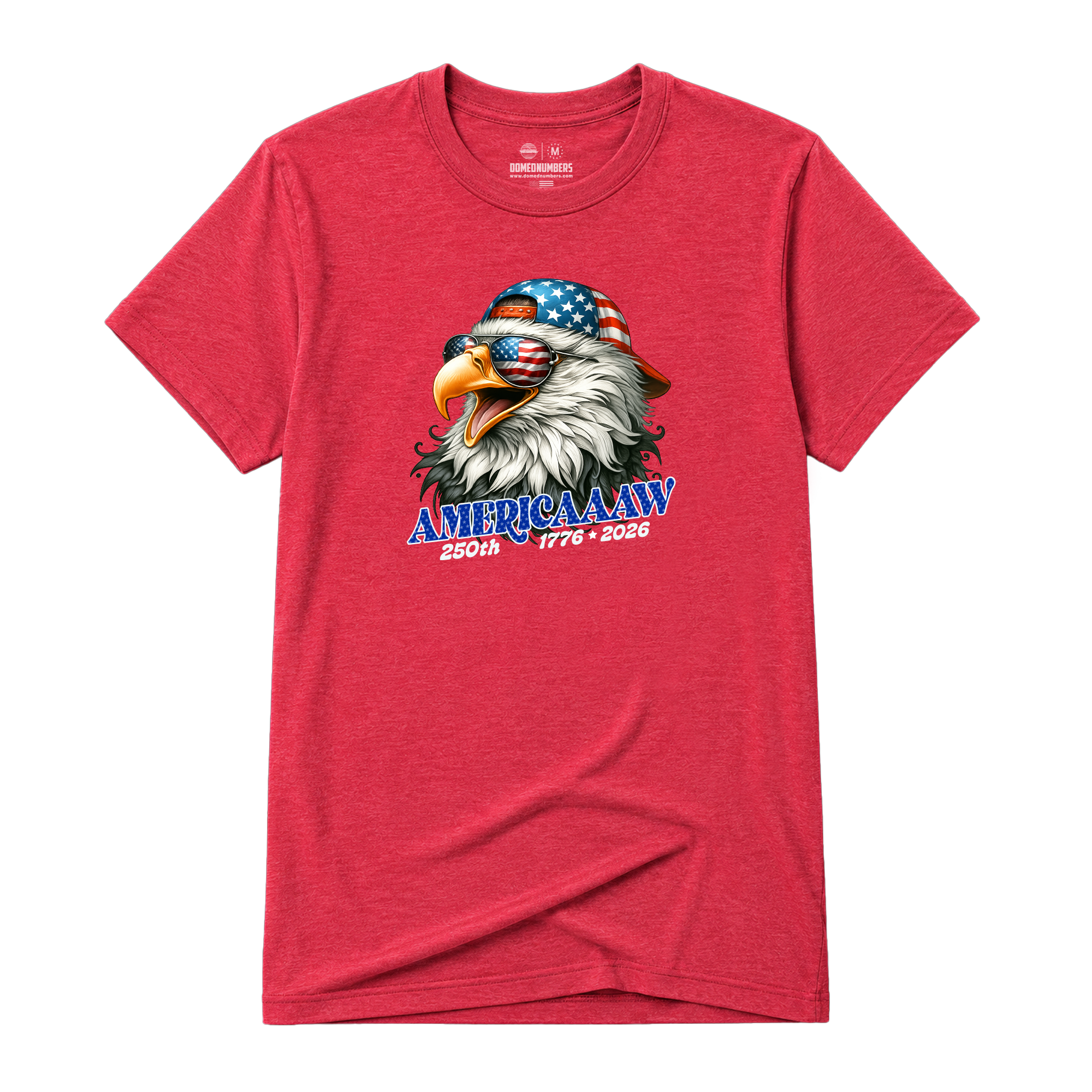 Americaaaw, Adult Unisex Short Sleeve Tee