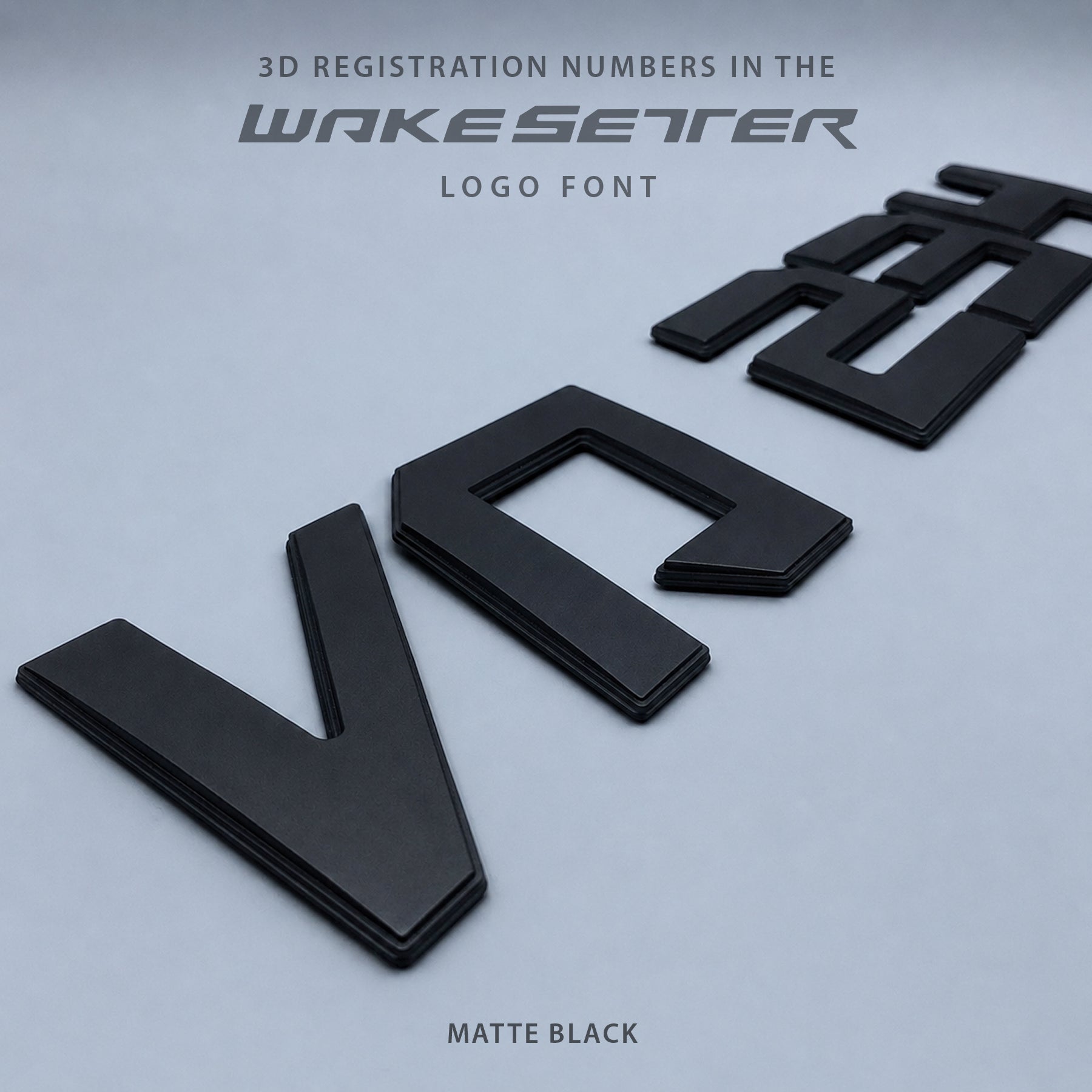 Malibu Wakesetter 3D Emblem Registration